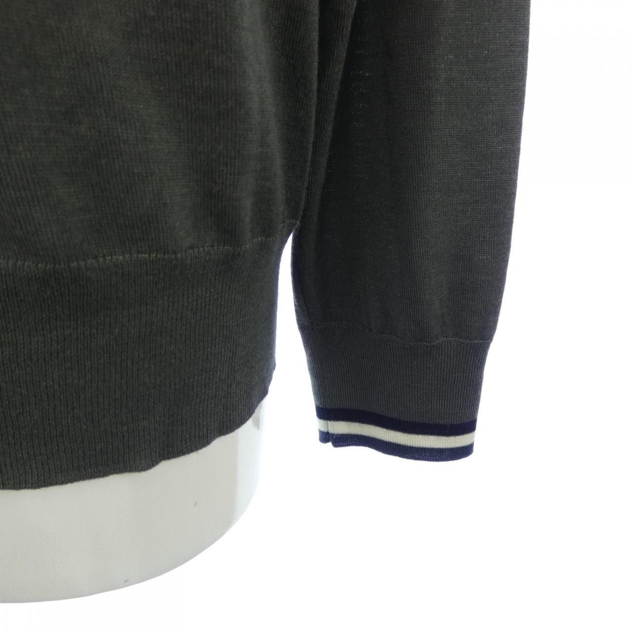 Hermes Hermes Hermes 567135HA Silk Cashmere Knit M Textile Tops DUTY FREE for USA Size ONE SIZE - 6 Thumbnail