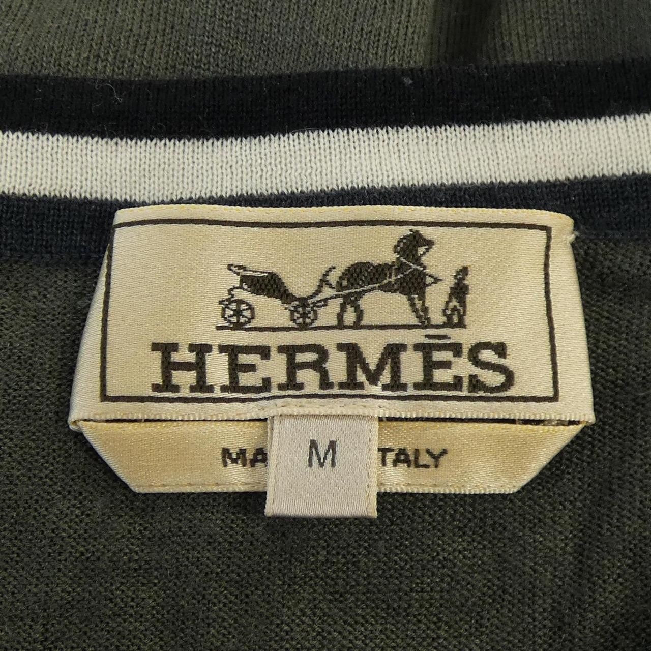 Hermes Hermes Hermes 567135HA Silk Cashmere Knit M Textile Tops DUTY FREE for USA Size ONE SIZE - 4 Thumbnail