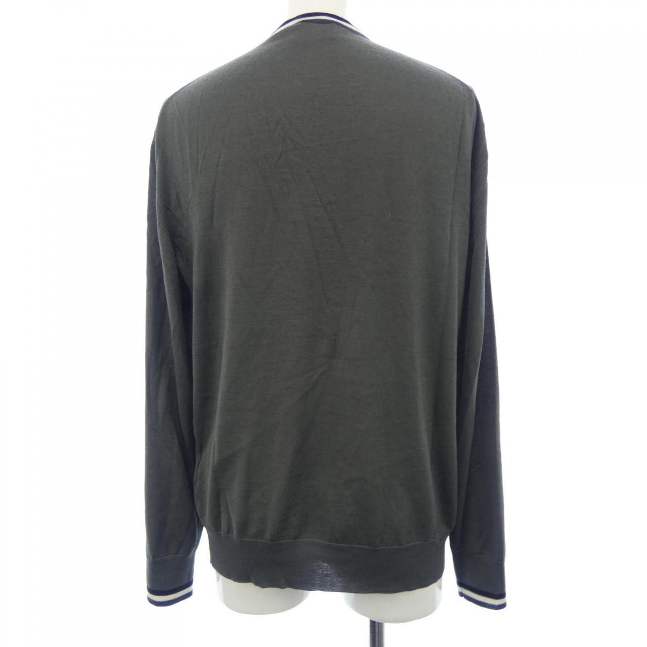 Hermes Hermes Hermes 567135HA Silk Cashmere Knit M Textile Tops DUTY FREE for USA Size ONE SIZE - 2 Thumbnail
