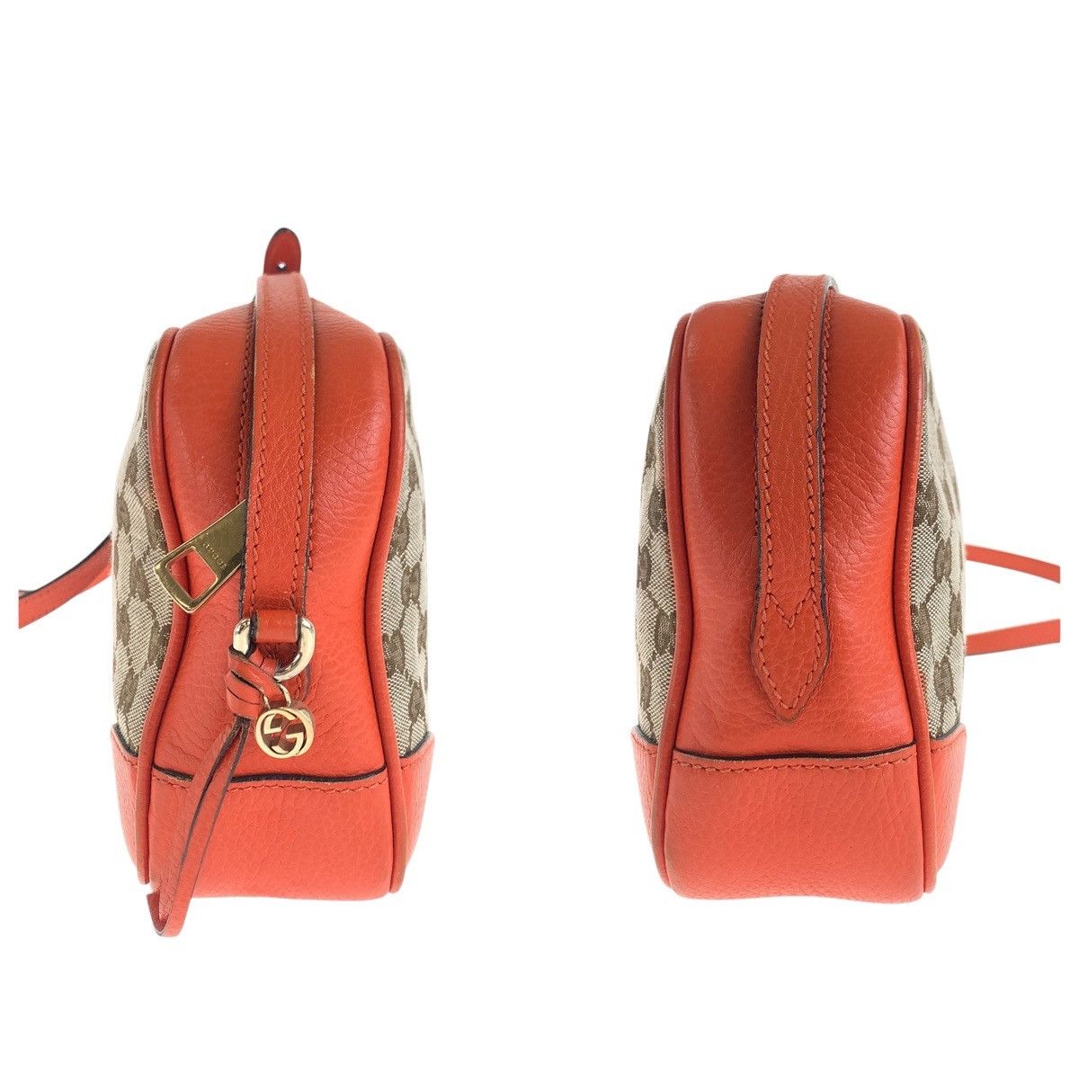 Gucci Gucci Gucci GG Canvas Leather Shoulder Bag Leather Shoulder Bag 449413 DUTY FREE for USA Size ONE SIZE - 9 Thumbnail
