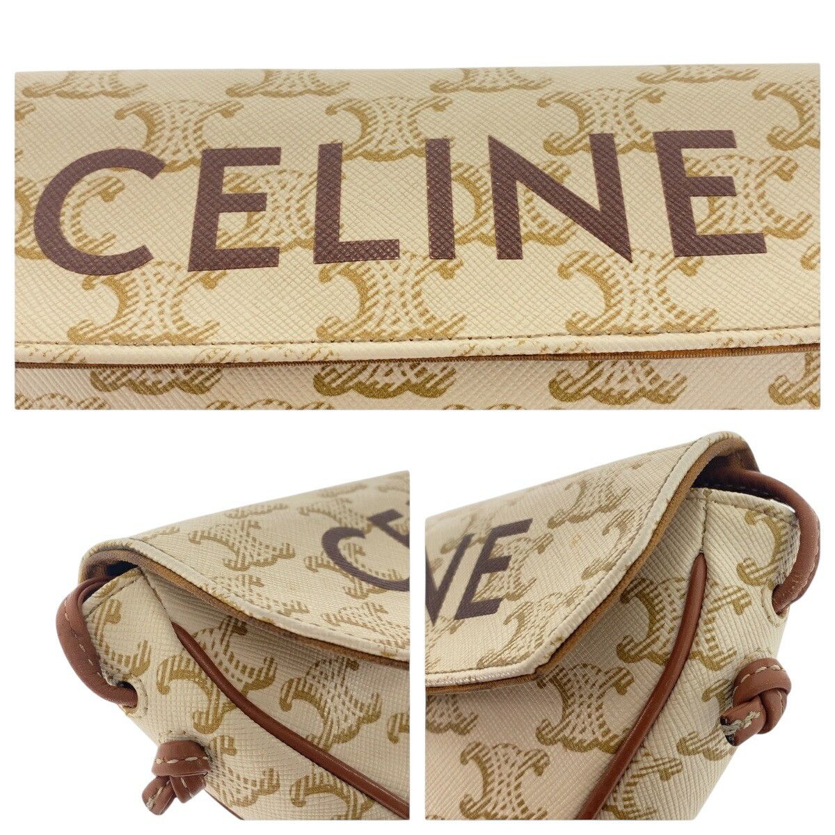 Celine Celine CELINE Triomphe PVC Shoulder Bag Plastic / Synthetic Crossbody Bag DUTY FREE for USA Size ONE SIZE - 4 Thumbnail