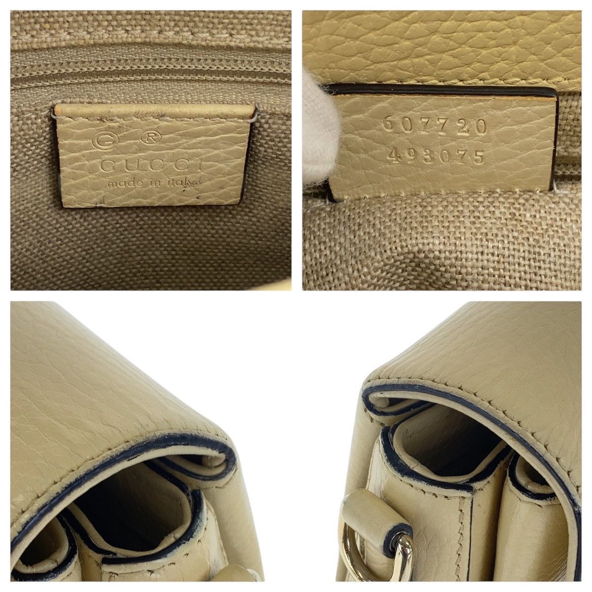 Gucci Gucci Gucci Interlocking Leather Shoulder Bag Leather Crossbody Bag 607720 DUTY FREE for USA Size ONE SIZE - 5 Thumbnail