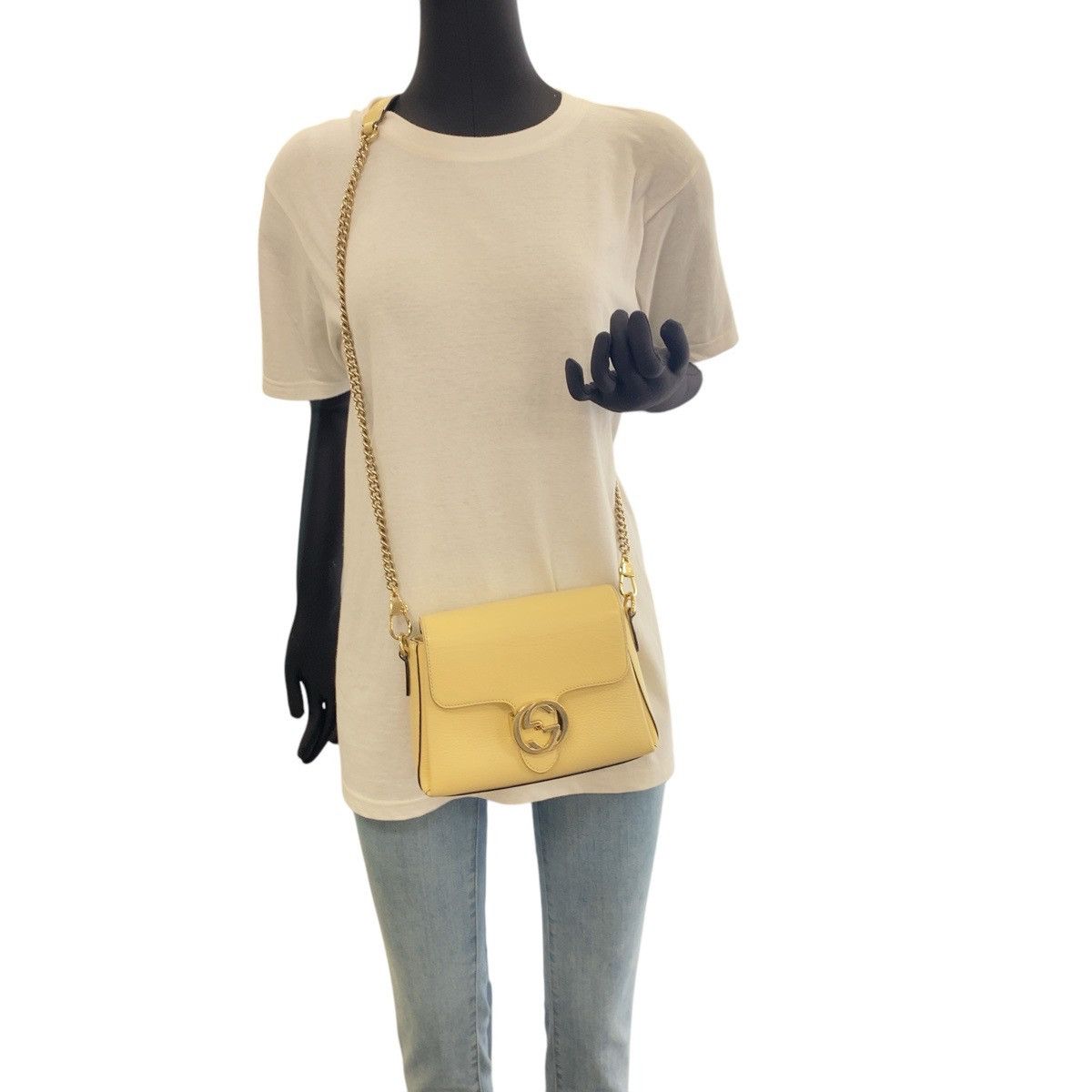 Gucci Gucci Gucci Interlocking Leather Shoulder Bag Leather Crossbody Bag 607720 DUTY FREE for USA Size ONE SIZE - 7 Thumbnail