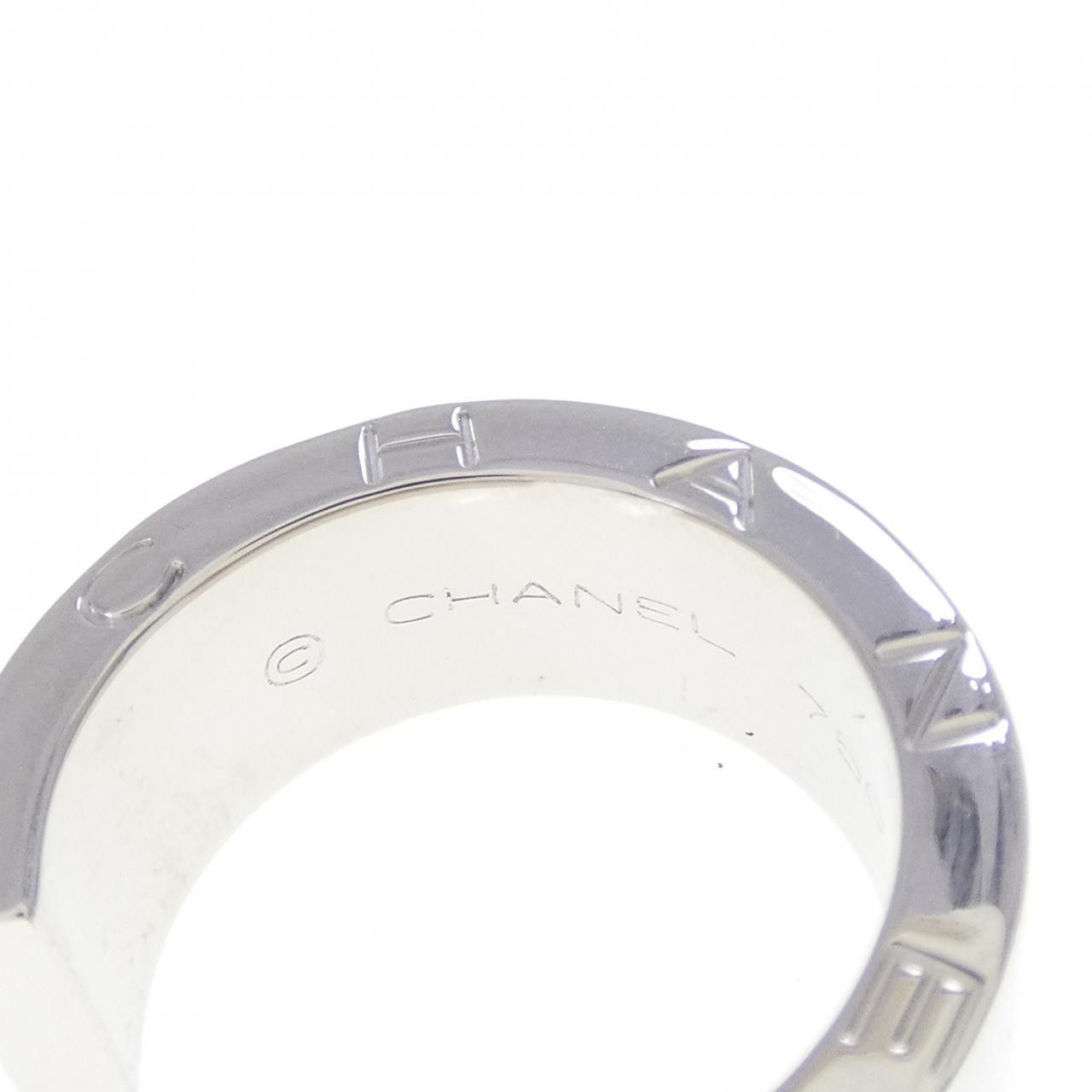 Chanel Chanel Chanel C Signature Au750 White Gold Ring Size 8.5 Precious Metal Ring DUTY FREE for USA Size ONE SIZE - 4 Thumbnail