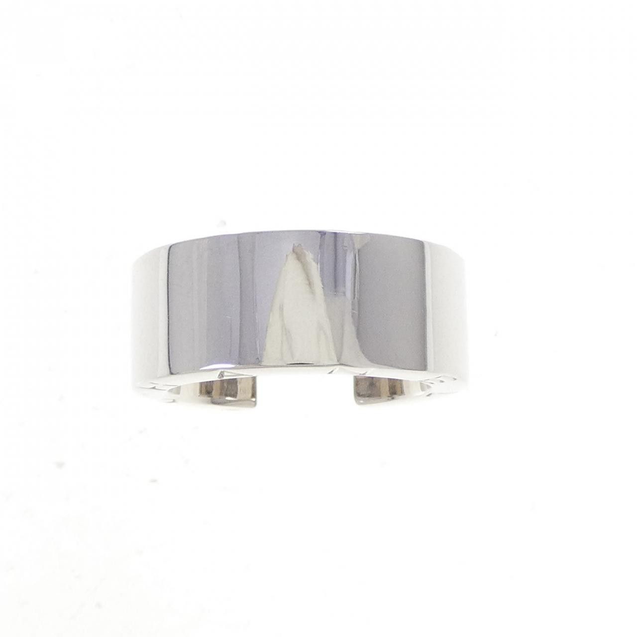 Chanel Chanel Chanel C Signature Au750 White Gold Ring Size 8.5 Precious Metal Ring DUTY FREE for USA Size ONE SIZE - 2 Thumbnail