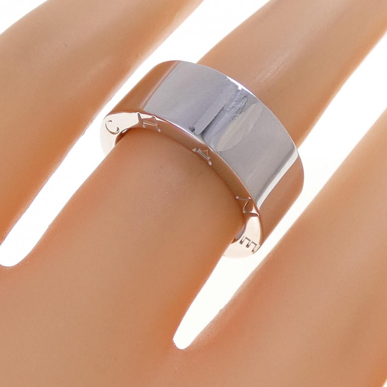 Chanel Chanel Chanel C Signature Au750 White Gold Ring Size 8.5 Precious Metal Ring DUTY FREE for USA Size ONE SIZE - 5 Thumbnail