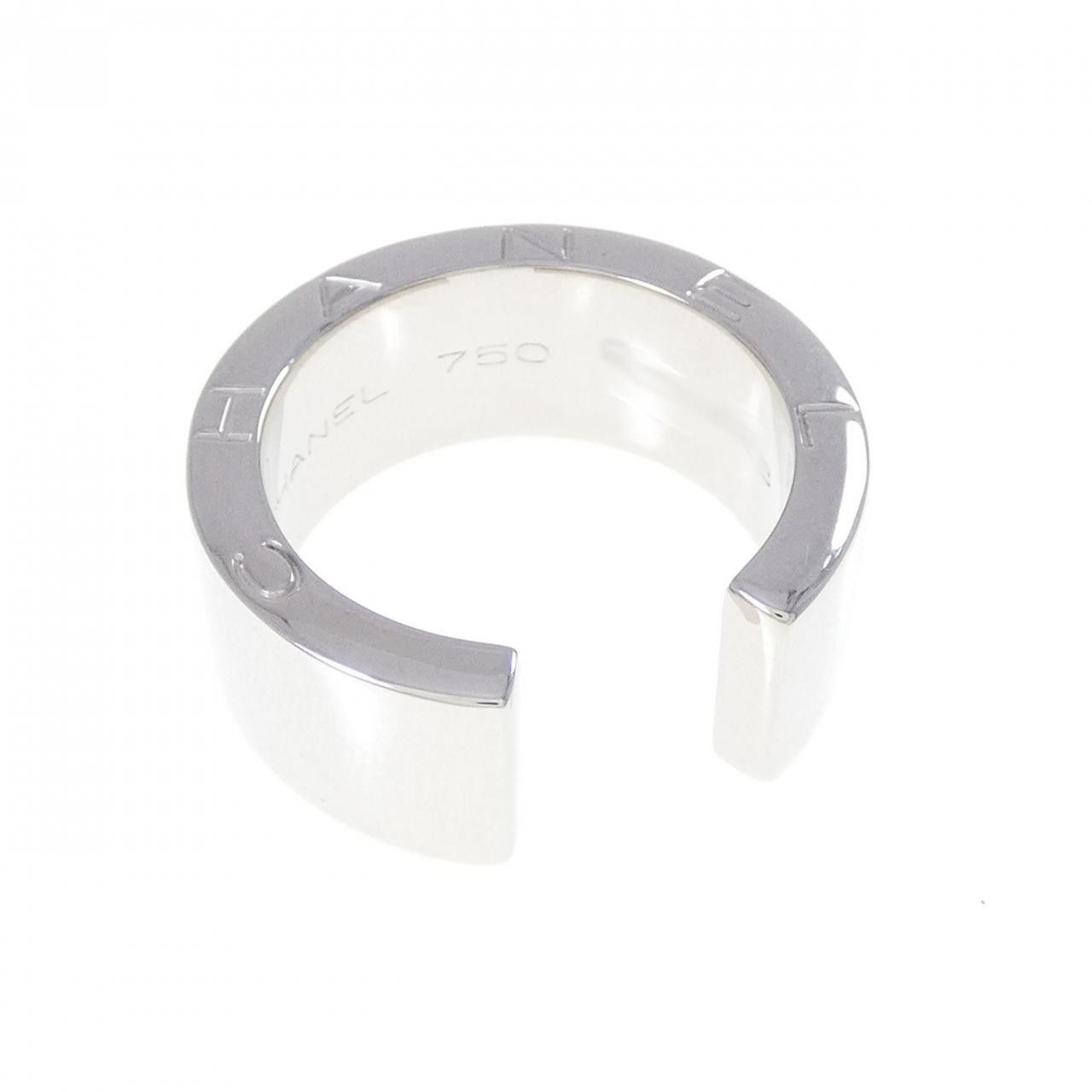 Chanel Chanel Chanel C Signature Au750 White Gold Ring Size 8.5 Precious Metal Ring DUTY FREE for USA Size ONE SIZE - 3 Thumbnail