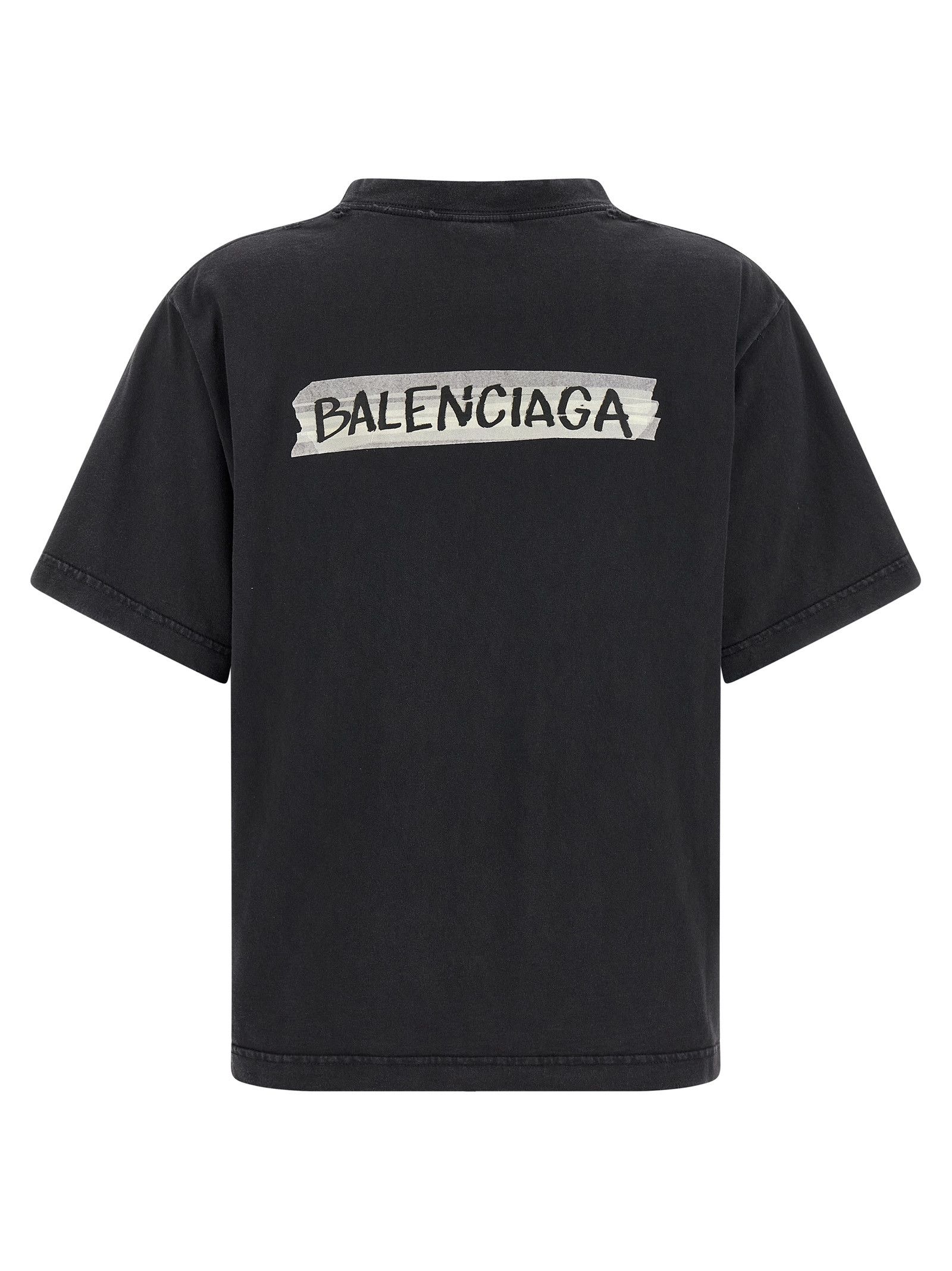 Balenciaga 'Masking Tape' T-shirt Size XS / US 0-2 / IT 36-38 - 2 Thumbnail
