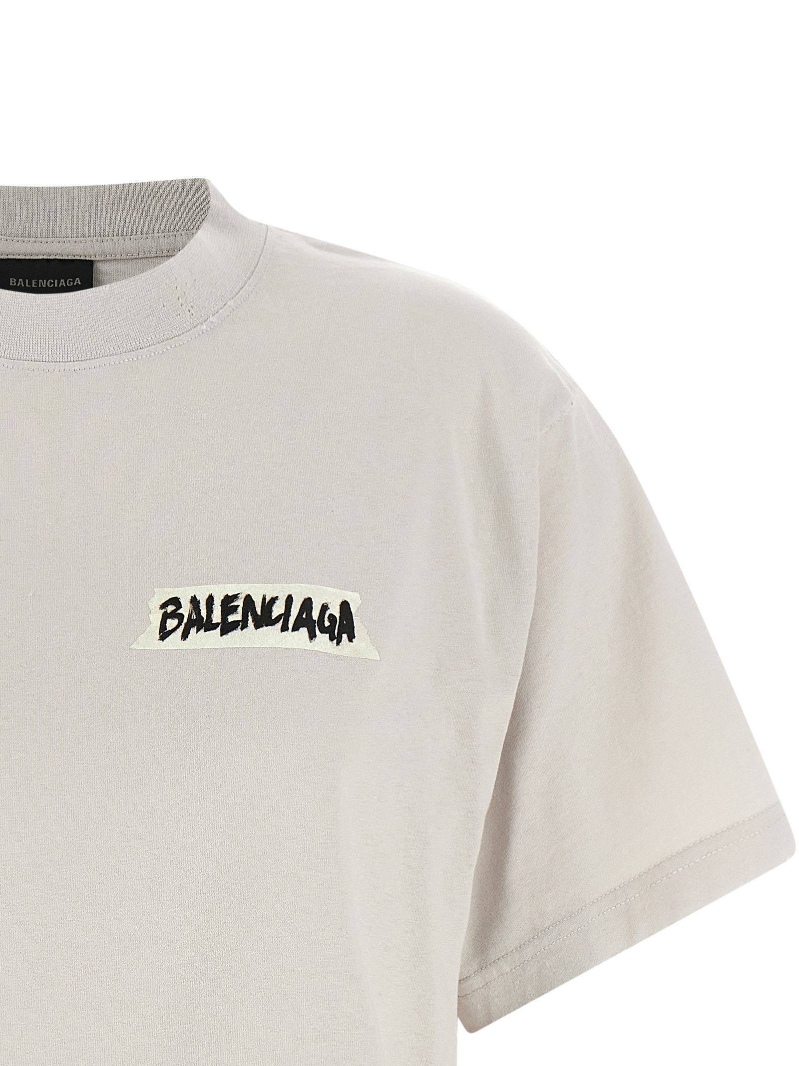 Balenciaga 'Masking Tape' T-shirt Size M / US 6-8 / IT 42-44 - 3 Thumbnail