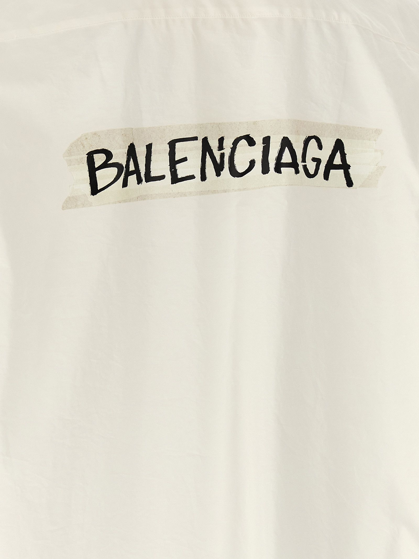 Balenciaga 'Masking Tape' shirt Size US S / EU 44-46 / 1 - 4 Thumbnail