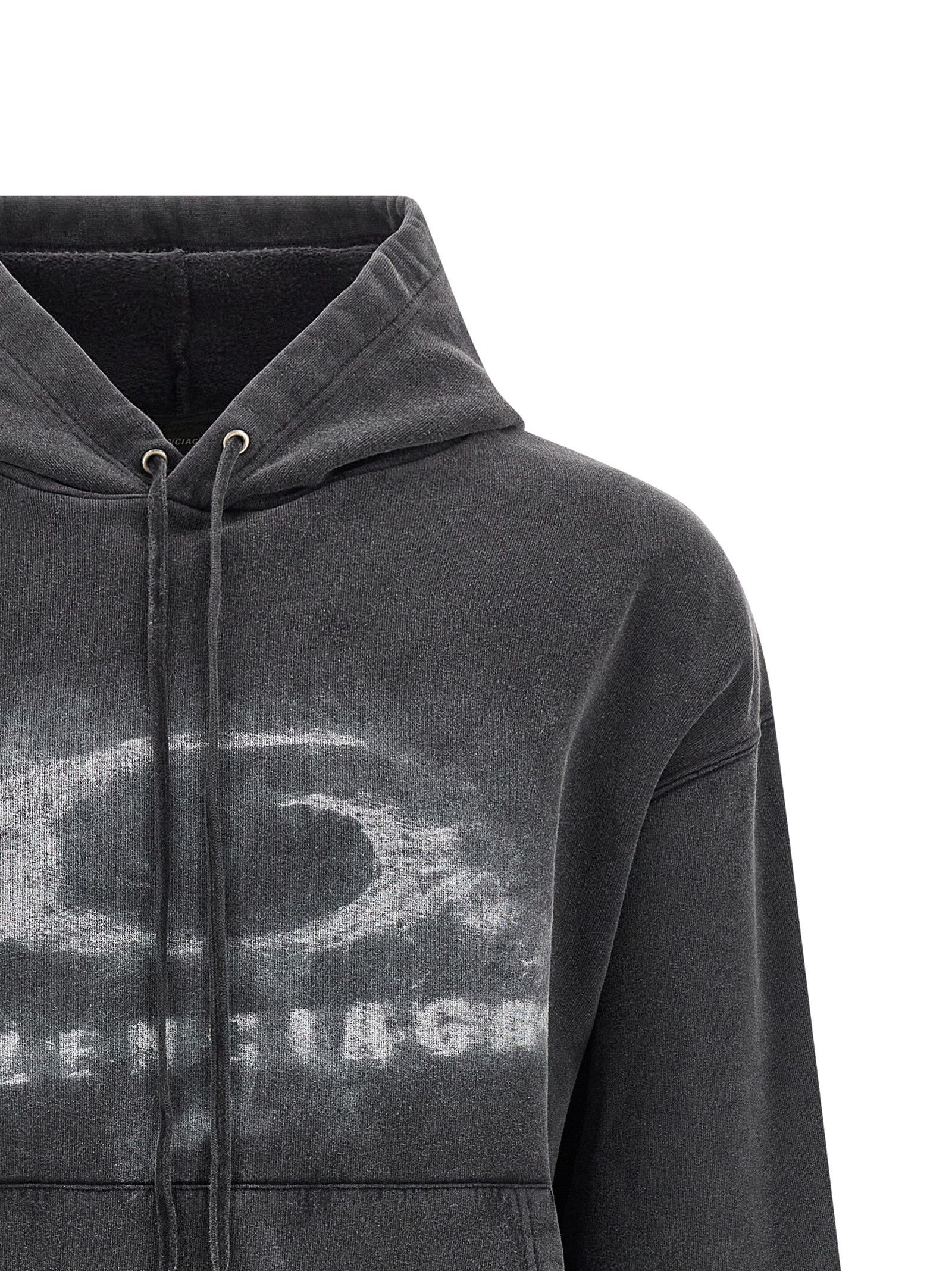 Balenciaga 'Washed Crayon Loop' hoodie Size US L / EU 52-54 / 3 - 3 Thumbnail