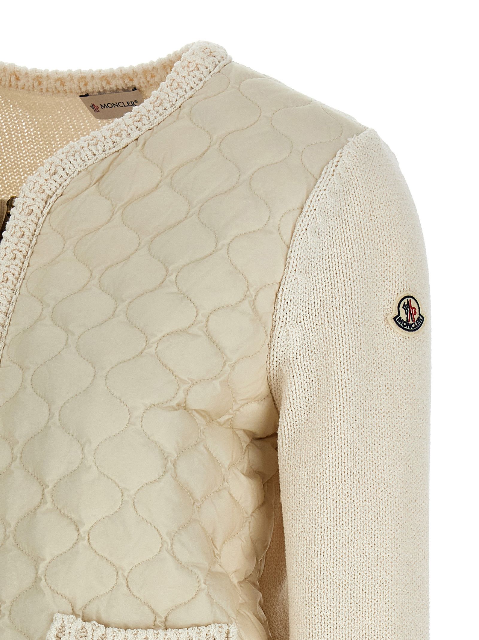 Moncler Padded Cardigan Size L / US 10 / IT 46 - 4 Thumbnail