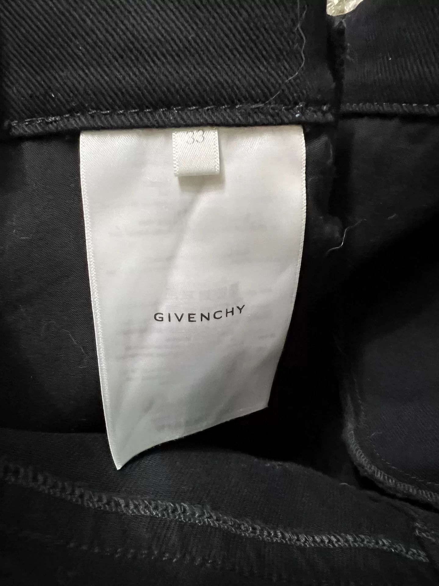 Givenchy Givenchy Men's Black Jeans W33 Italy Size US 33 - 6 Thumbnail