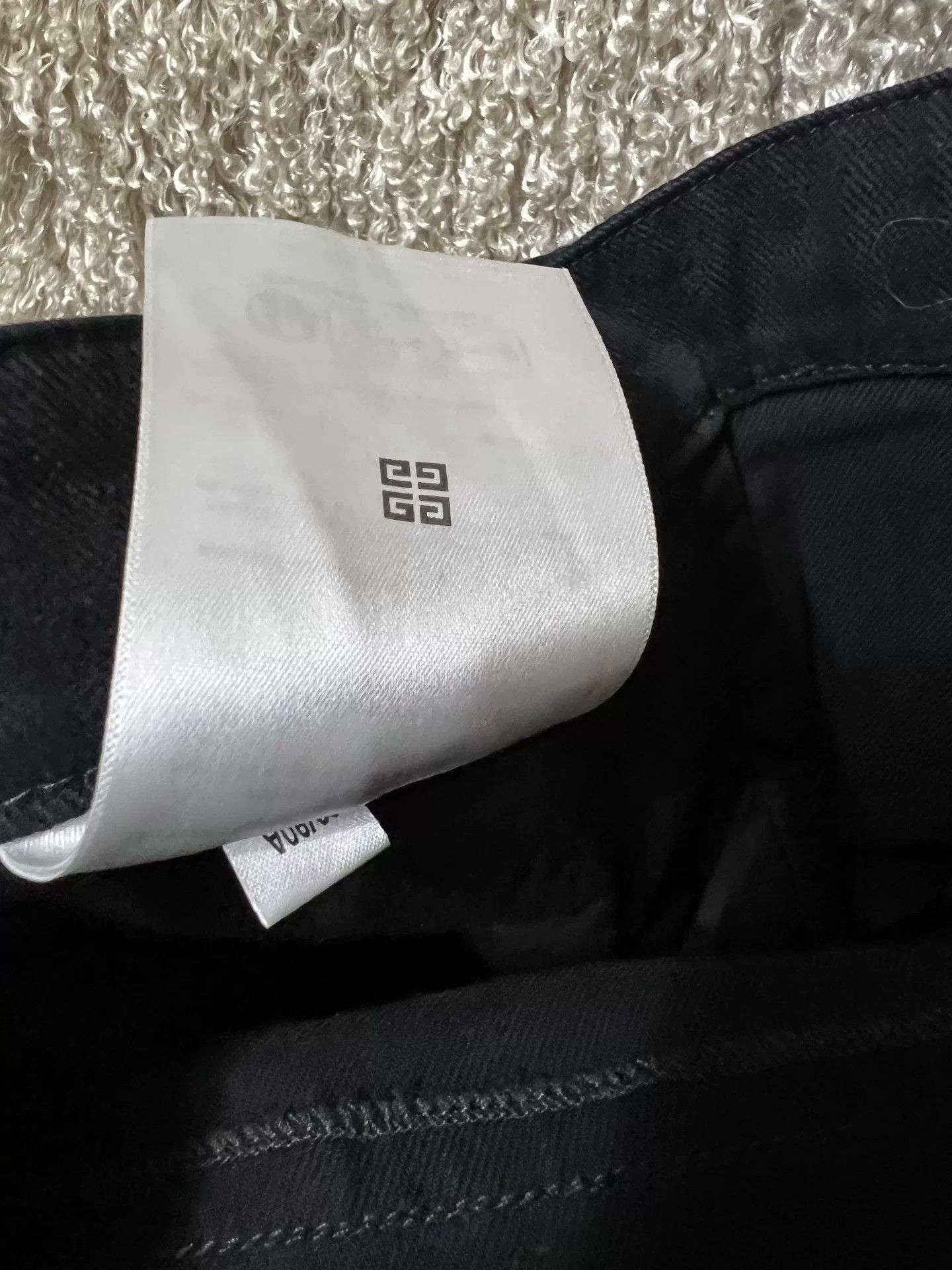 Givenchy Givenchy Men's Black Jeans W33 Italy Size US 33 - 8 Thumbnail