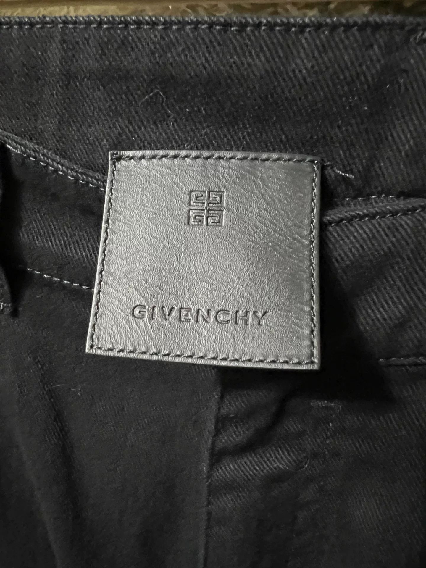 Givenchy Givenchy Men's Black Jeans W33 Italy Size US 33 - 4 Thumbnail