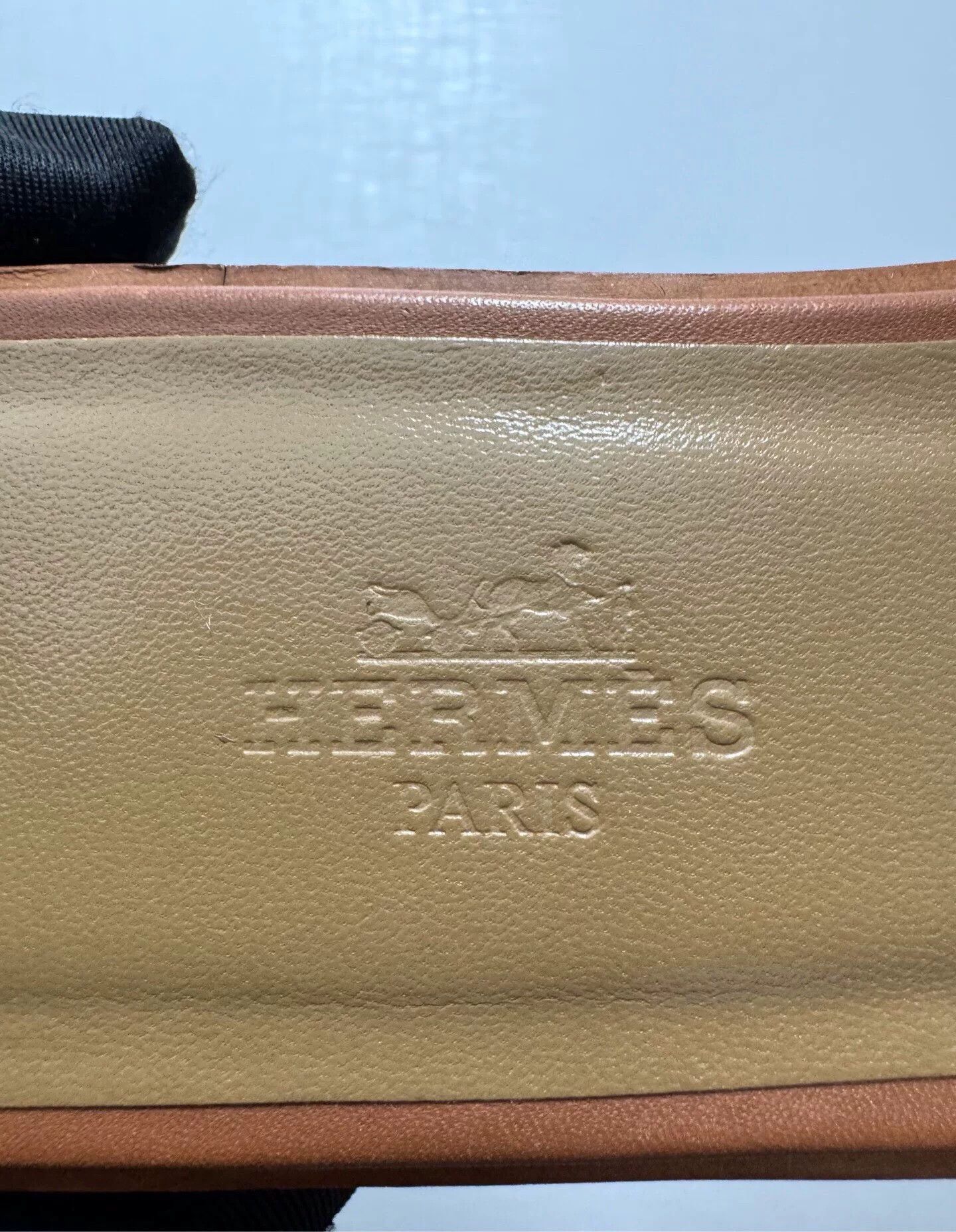 Hermes Hermes Oran H Logo Slide Sandals Size US 7 / IT 37 - 7 Thumbnail