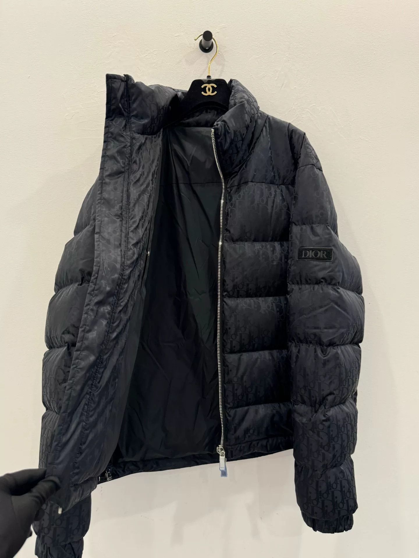 Dior Dior Men's Monogram Logo Down Jacket Size US M / EU 48-50 / 2 - 4 Thumbnail