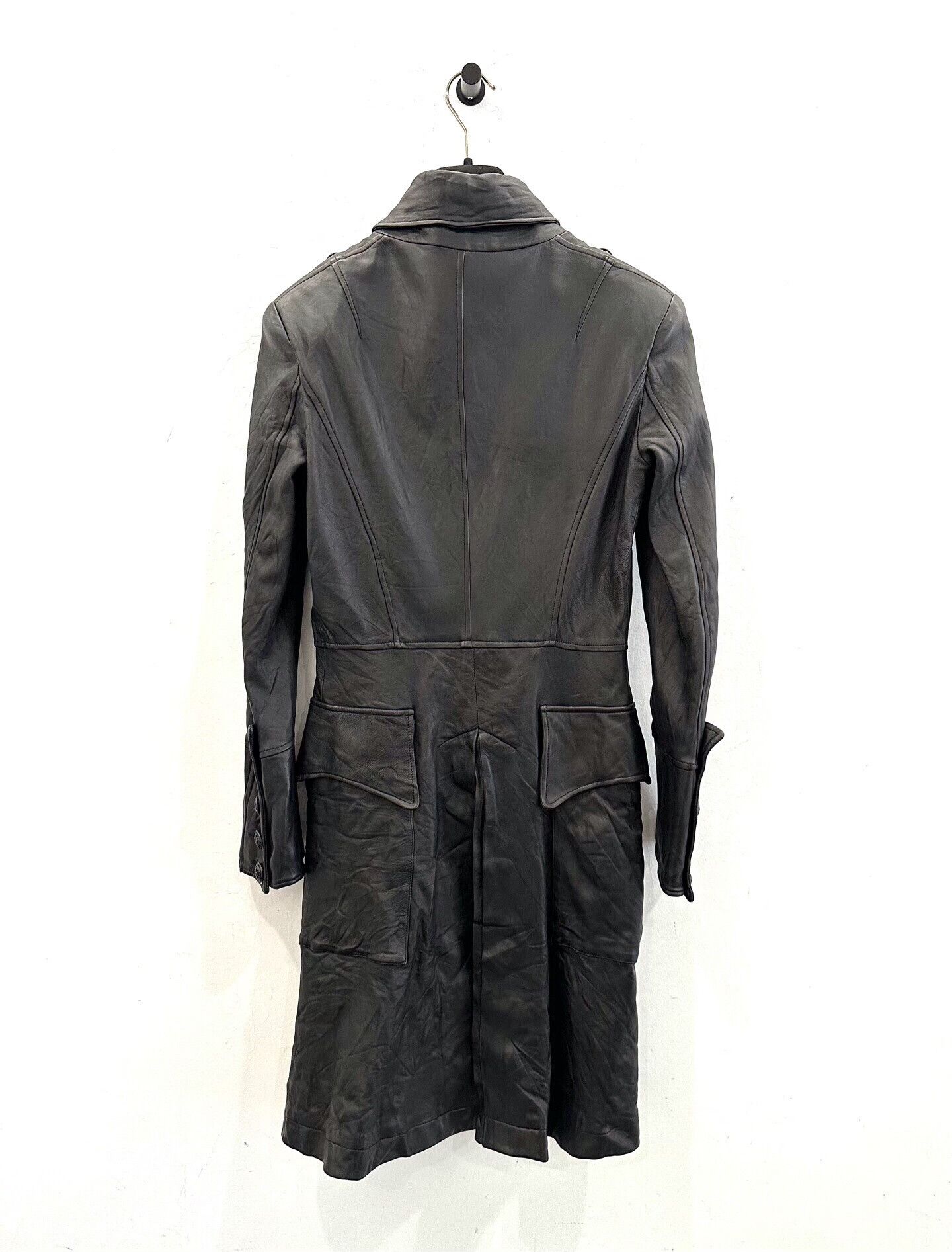 Balmain Balmain Baroque Shield Logo Leather Jacket Size S / US 4 / IT 40 - 2 Thumbnail
