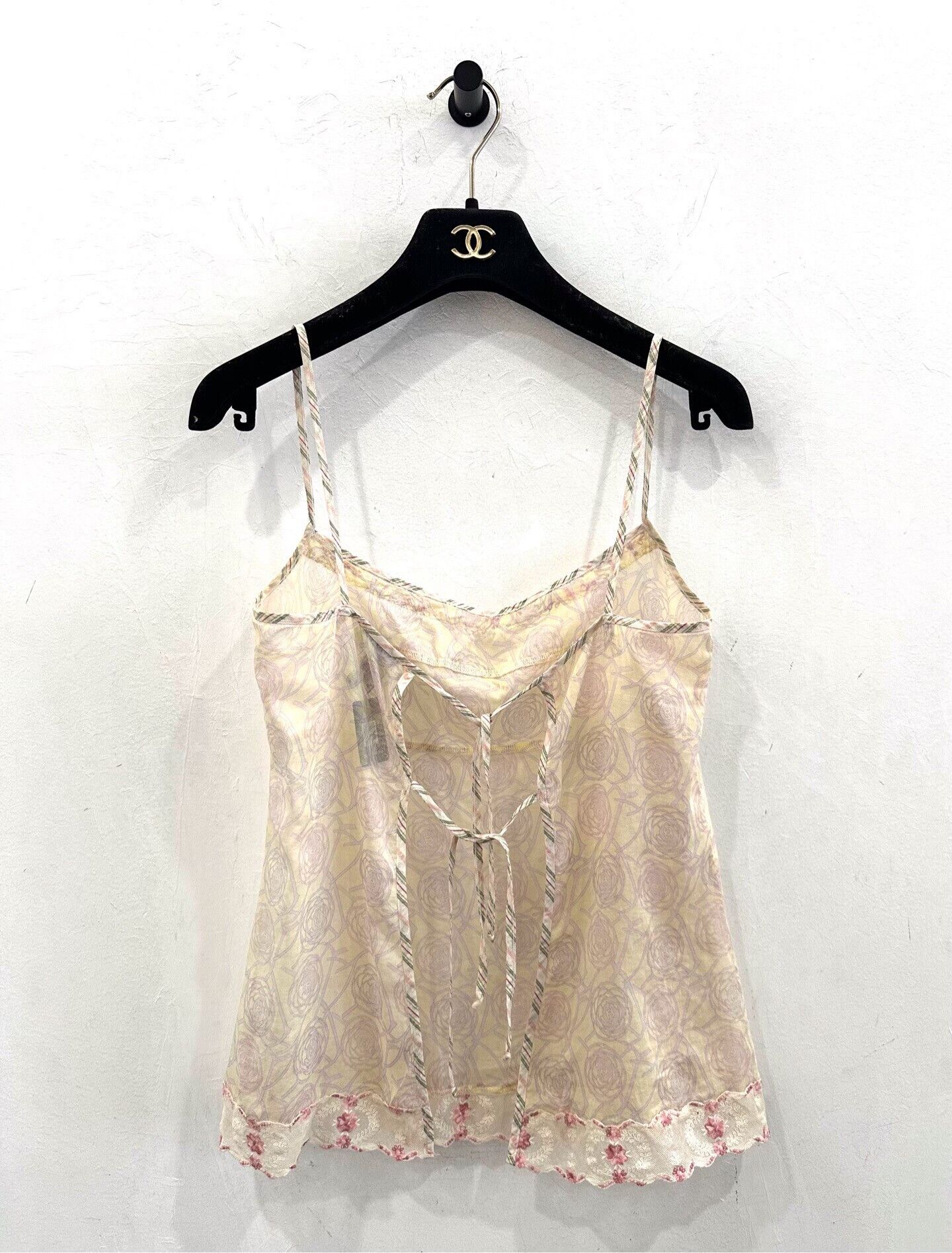 Chanel Chanel Women's Light Yellow Camisole Size XS / US 0-2 / IT 36-38 - 3 Thumbnail