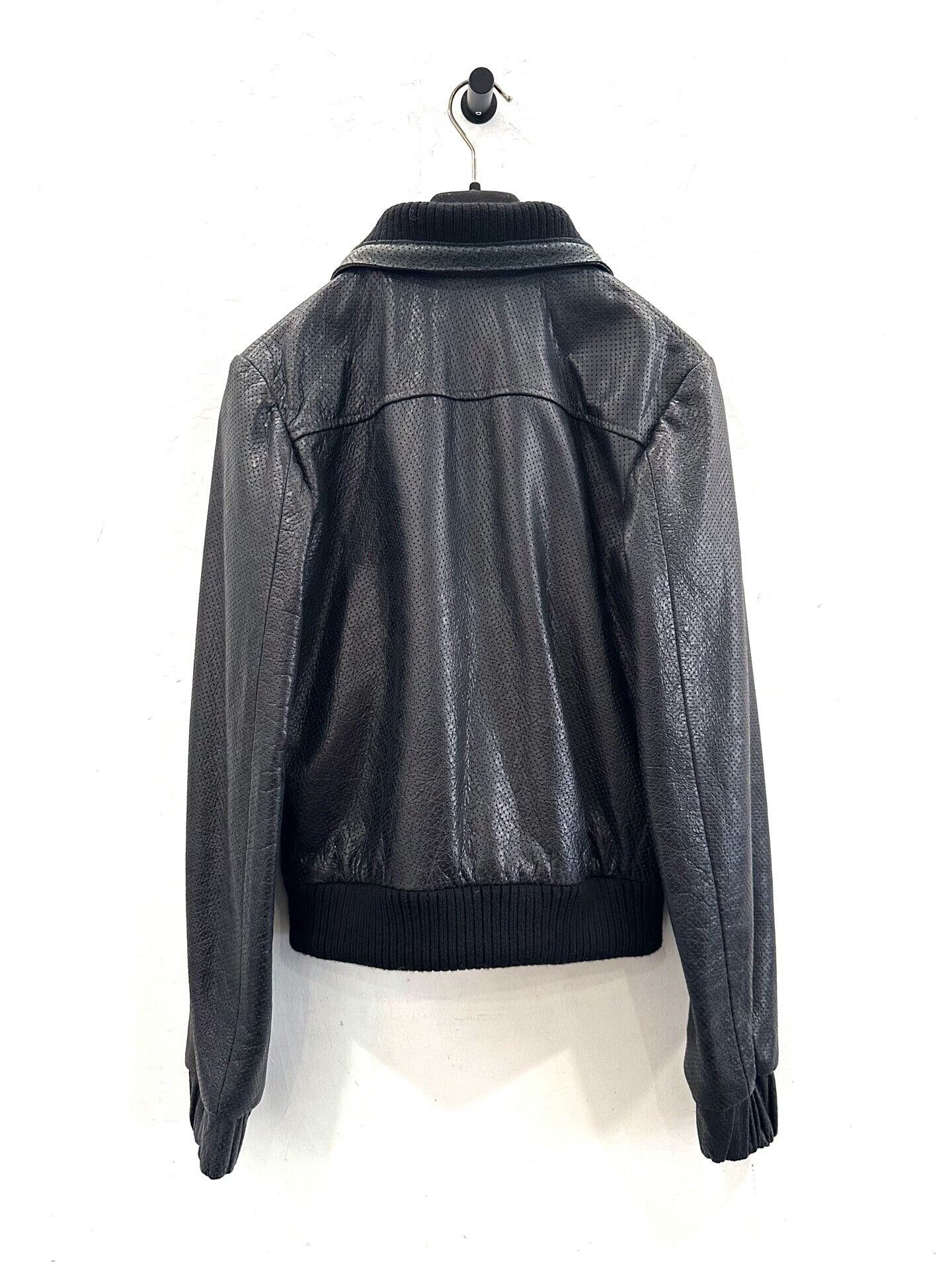 Balenciaga Balenciaga Women's Black Sheepskin Biker Jacket Size S / US 4 / IT 40 - 2 Thumbnail