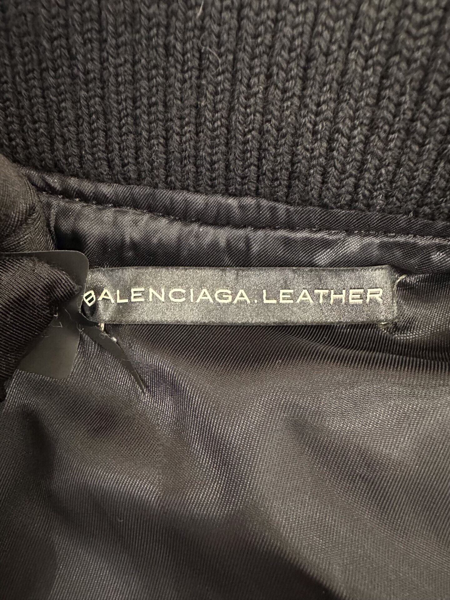 Balenciaga Balenciaga Women's Black Sheepskin Biker Jacket Size S / US 4 / IT 40 - 5 Thumbnail