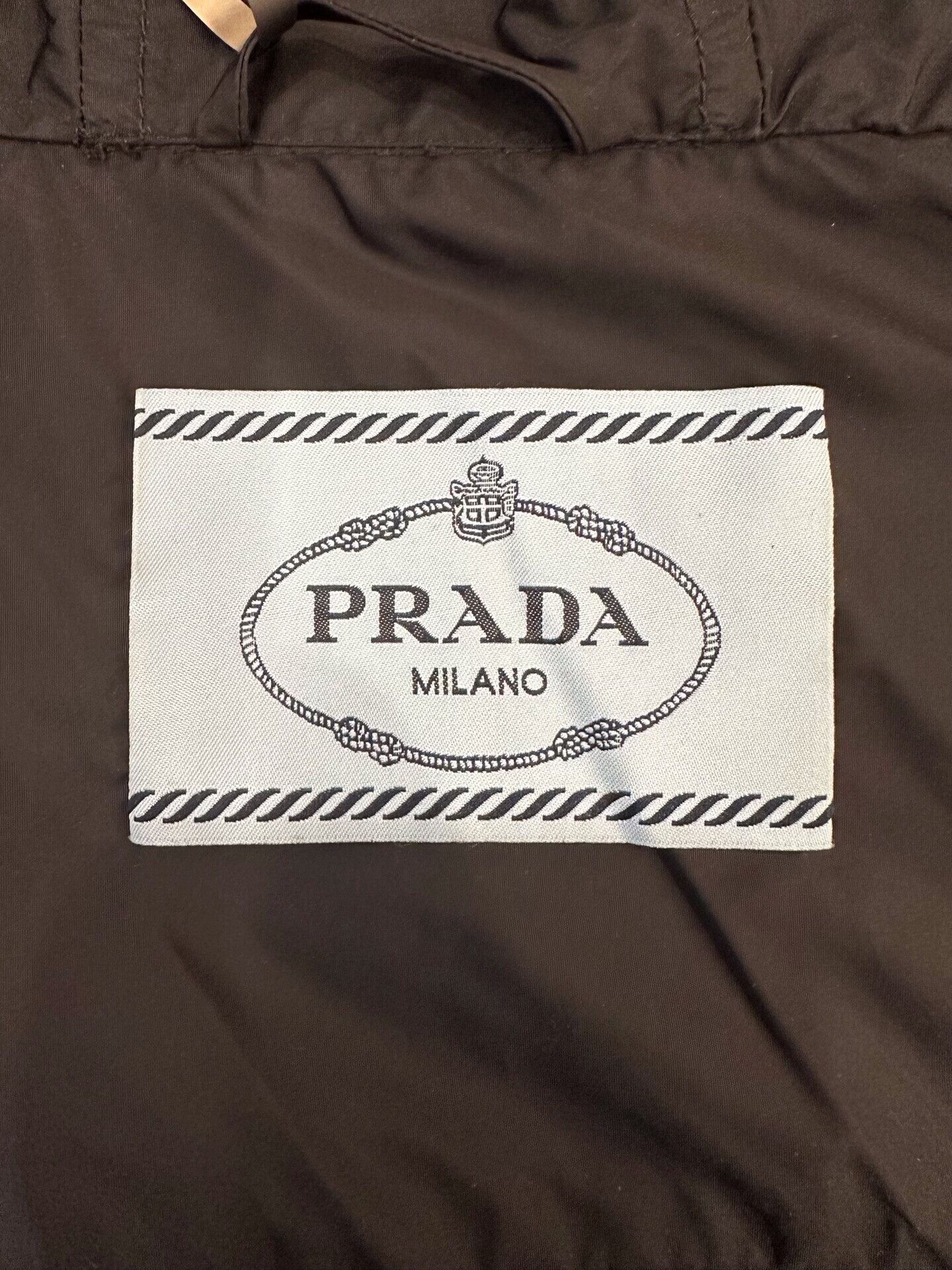 Prada Prada Black Jacket with Side Metal Logo Size M / US 6-8 / IT 42-44 - 5 Thumbnail