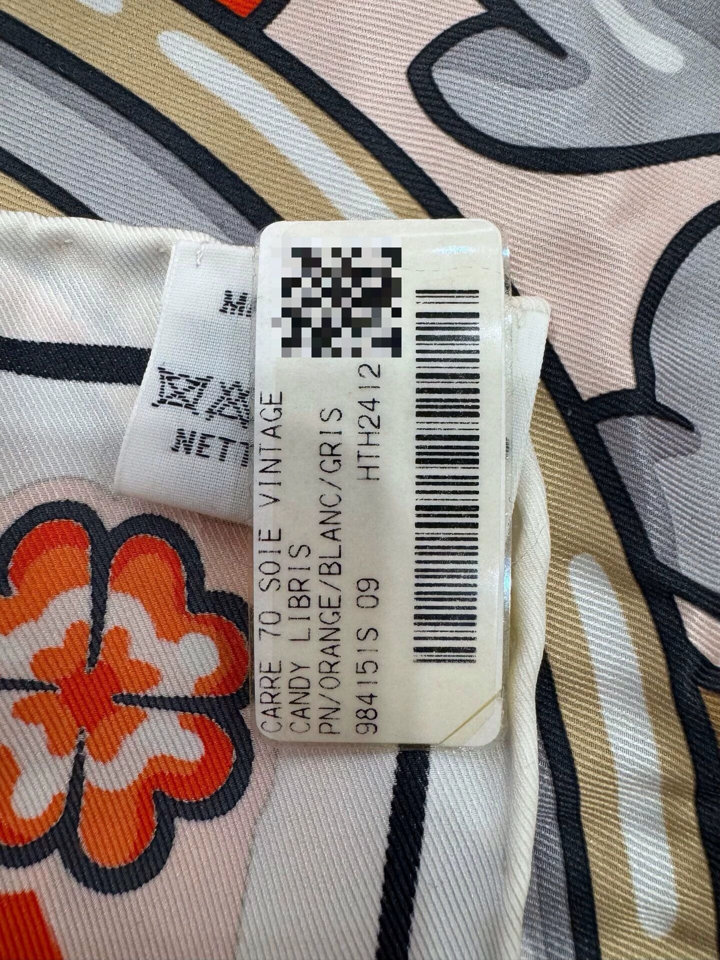 Hermes Hermes Orange Pegasus Logo Silk Scarf Size ONE SIZE - 9 Thumbnail