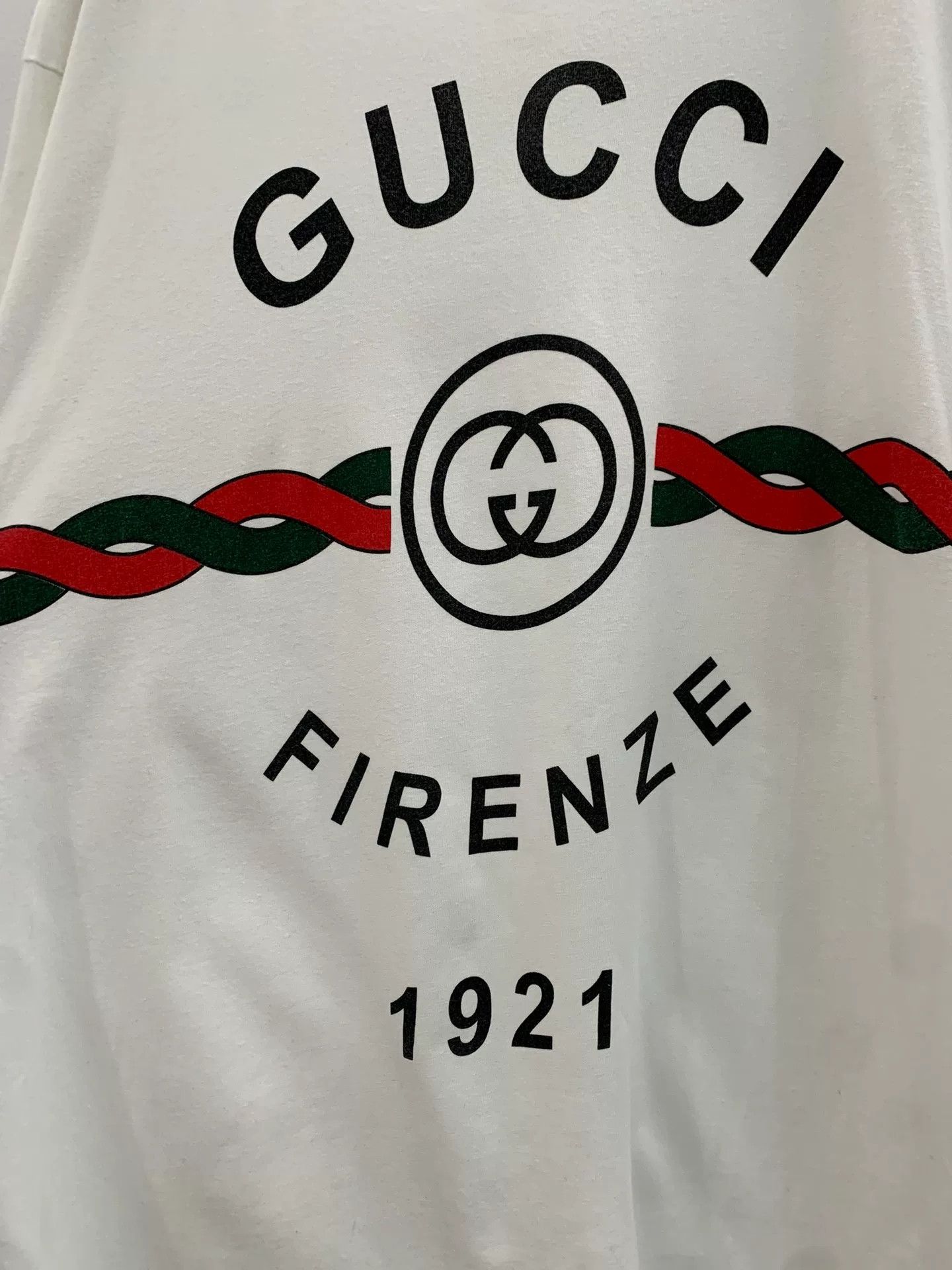 Gucci Gucci 1921 Double G Logo White Short Sleeve Tee Size XS / US 0-2 / IT 36-38 - 4 Thumbnail