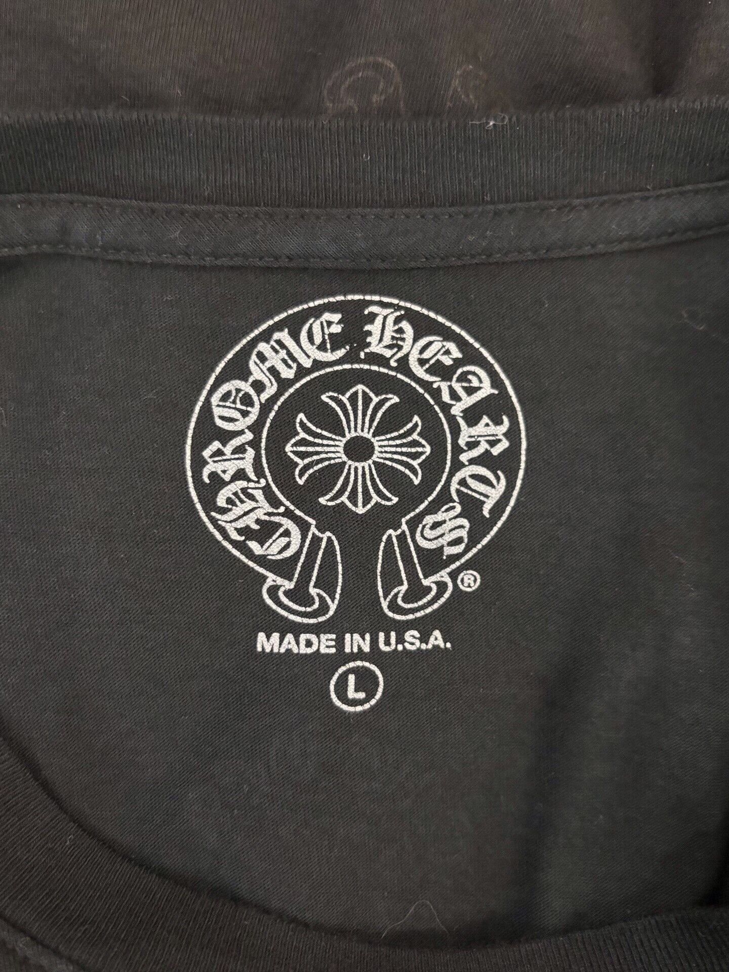 Chrome Hearts Chrome Hearts Men's Black Short-Sleeve Tee Size US L / EU 52-54 / 3 - 5 Thumbnail