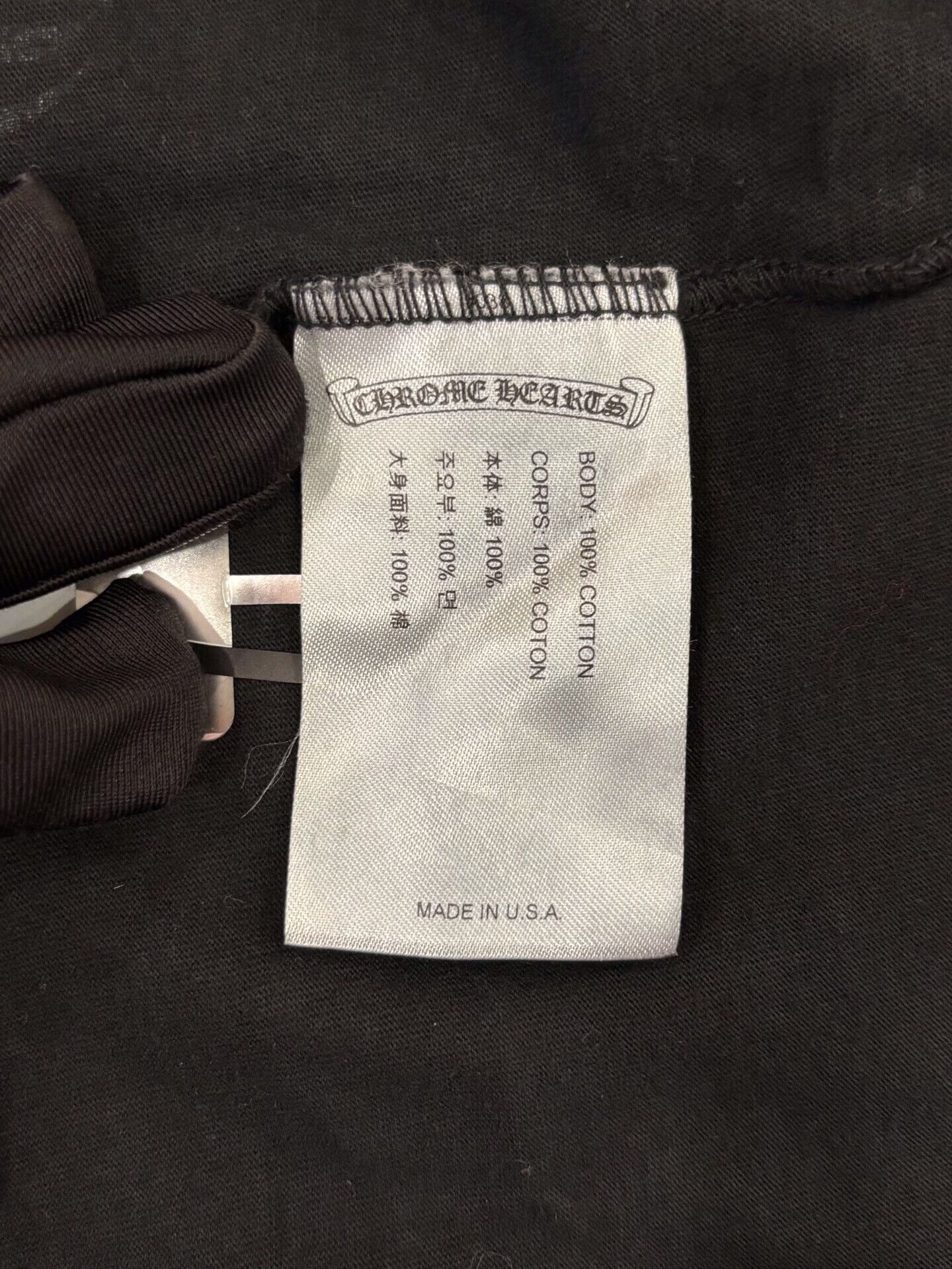 Chrome Hearts Chrome Hearts Men's Black Short-Sleeve Tee Size US L / EU 52-54 / 3 - 6 Thumbnail