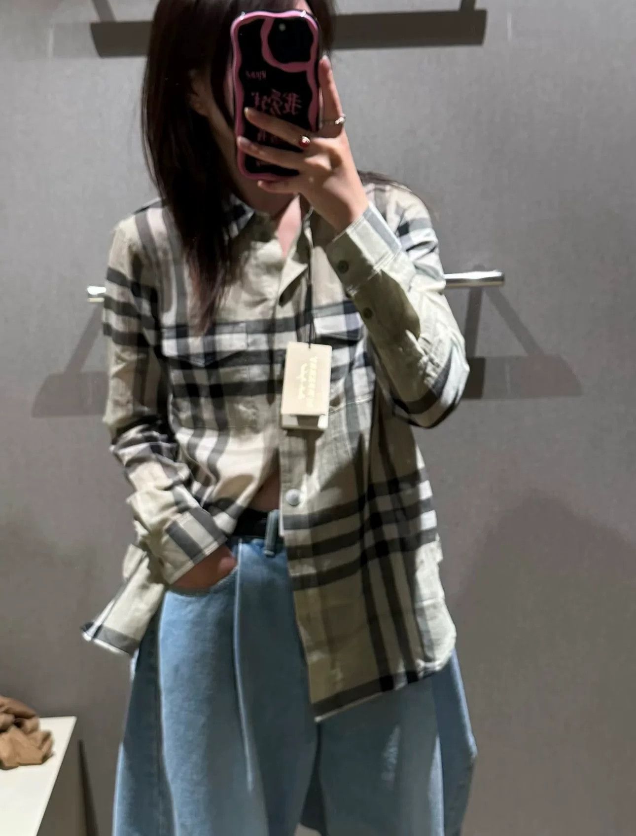 Burberry Burberry Classic Check Thin Women's Shirt Size M / US 6-8 / IT 42-44 - 2 Thumbnail
