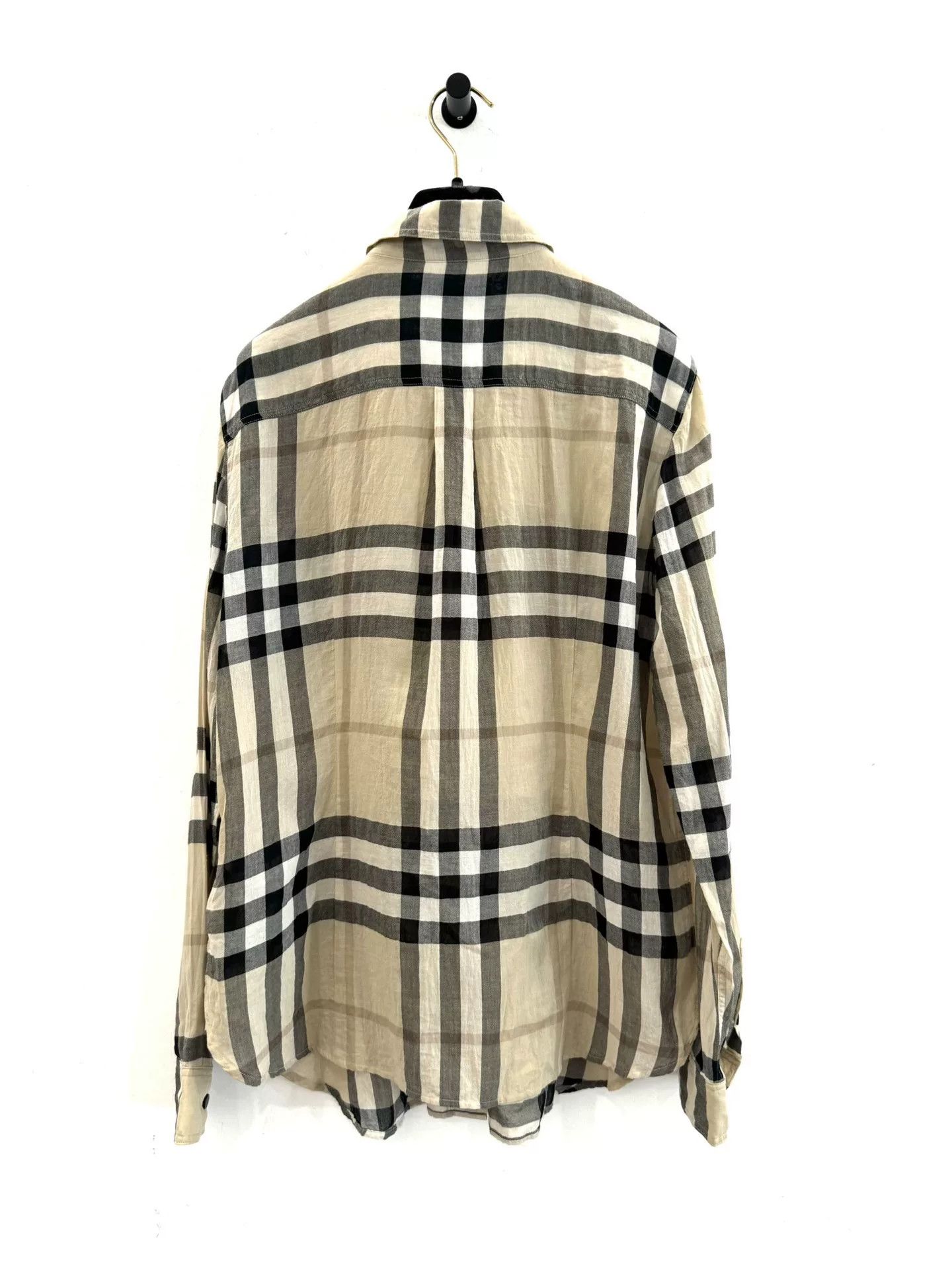 Burberry Burberry Classic Check Thin Women's Shirt Size M / US 6-8 / IT 42-44 - 3 Thumbnail