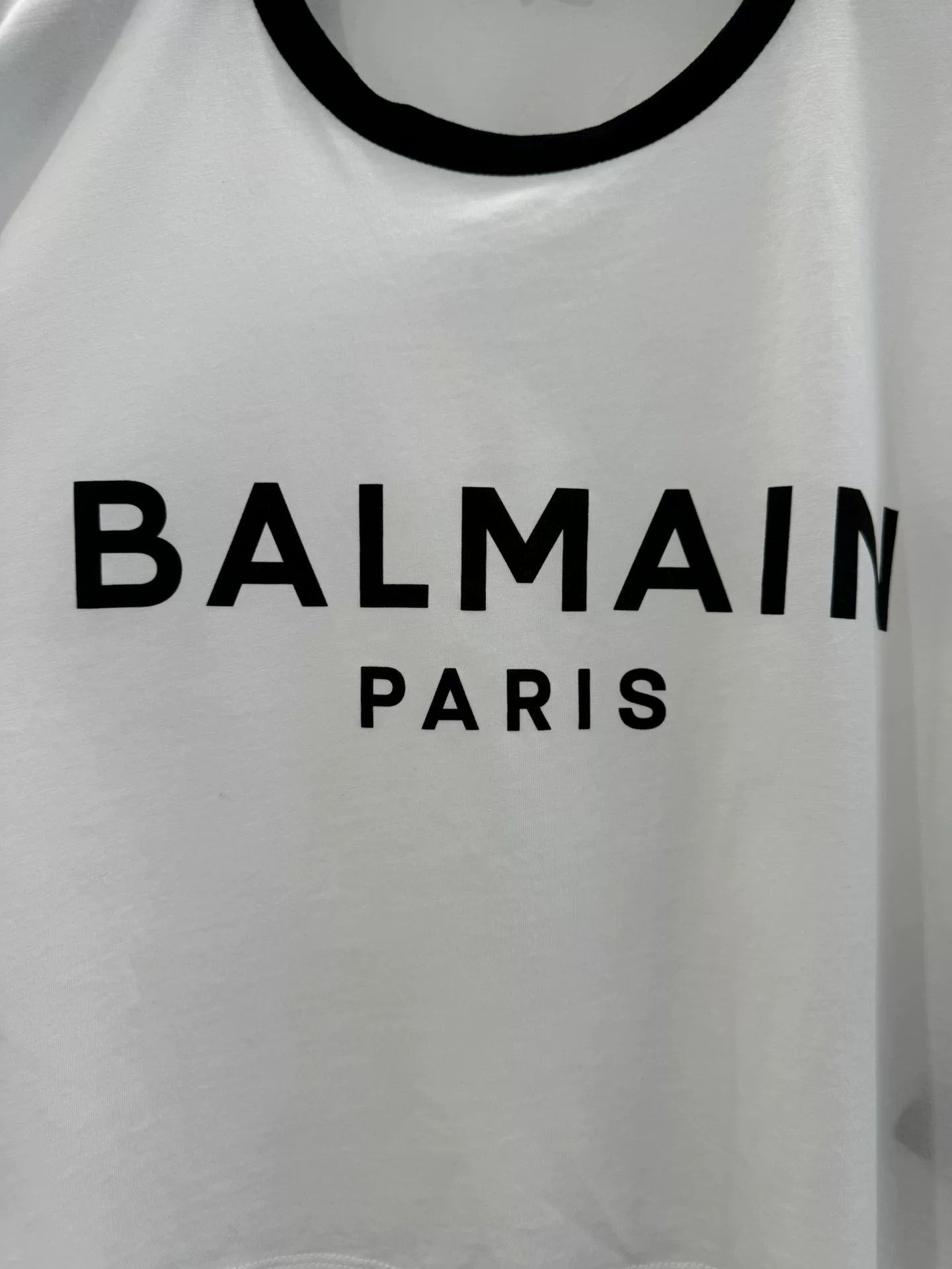 Balmain Balmain New Large Chest Logo White Tee Size XS / US 0-2 / IT 36-38 - 4 Thumbnail