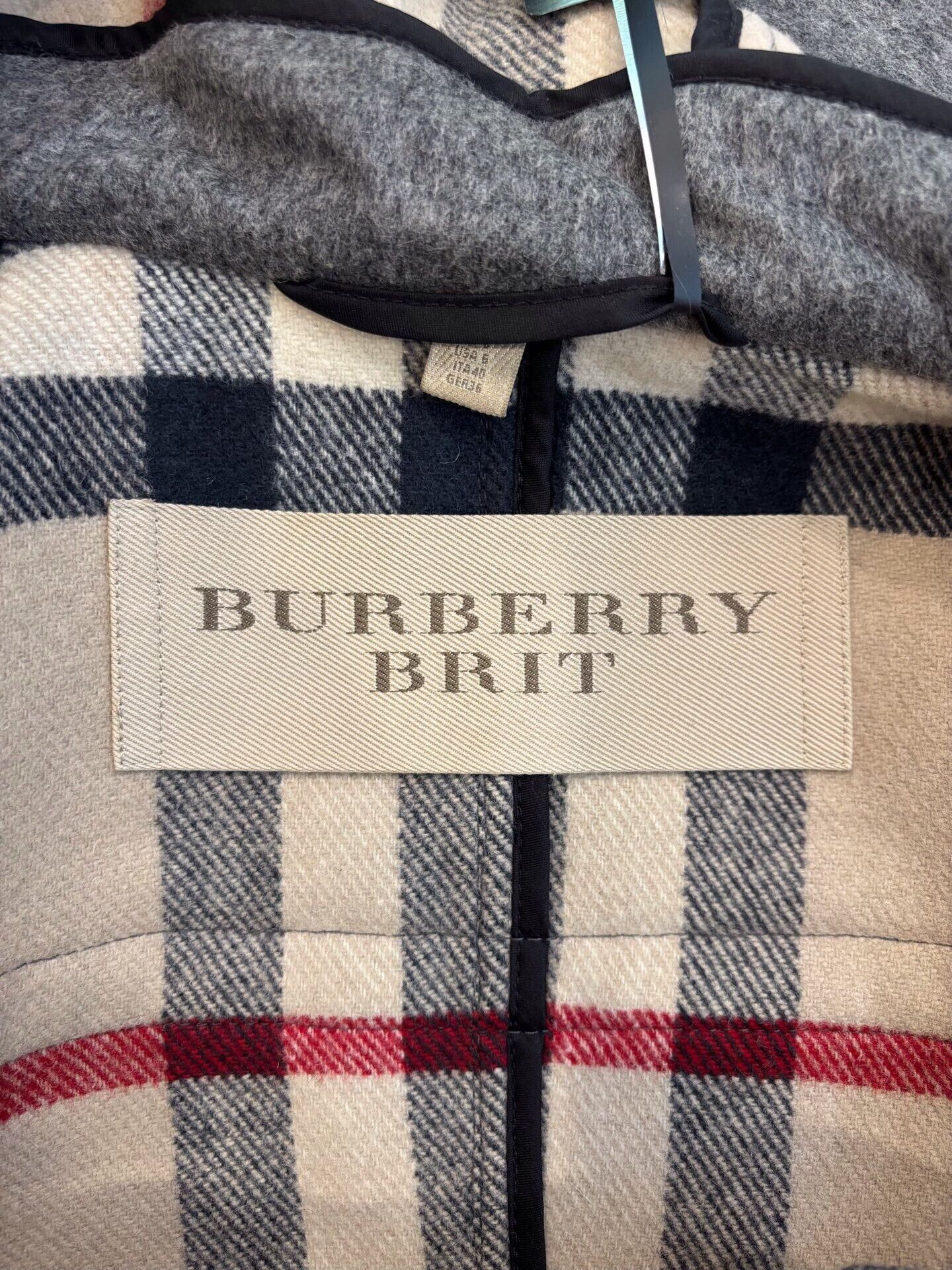 Burberry Burberry Women's Gray Wool Trench Coat Size XS / US 0-2 / IT 36-38 - 5 Thumbnail