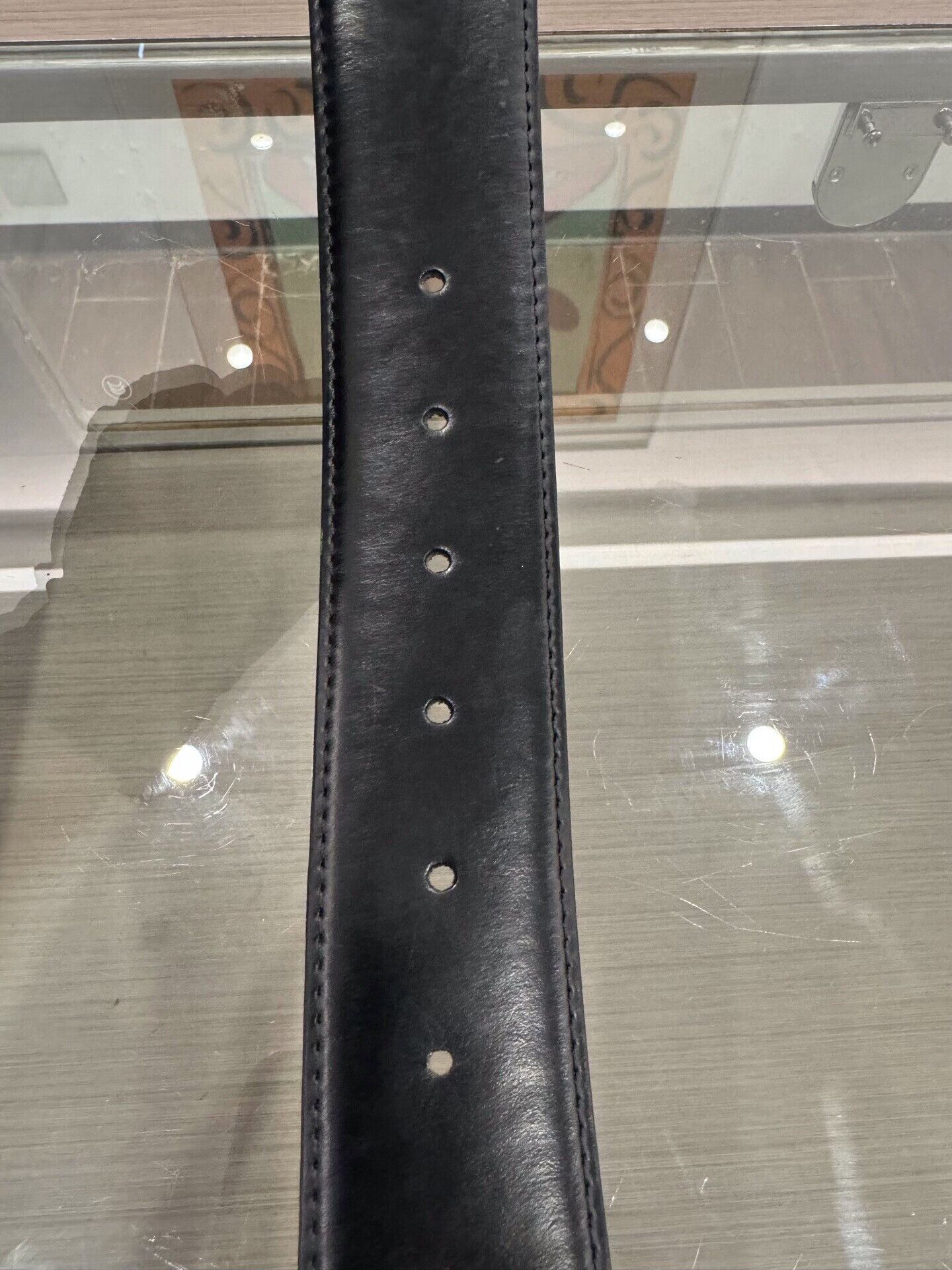Louis Vuitton Louis Vuitton Initiales Black Gray Belt Size ONE SIZE - 6 Thumbnail