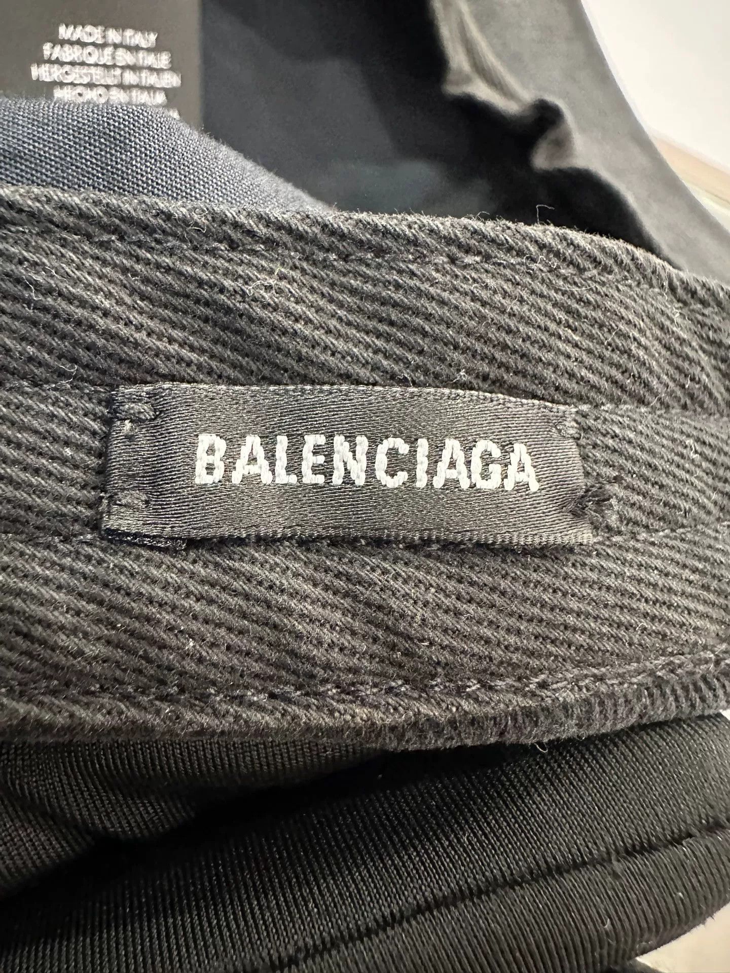 Balenciaga Balenciaga Logo Denim Baseball Cap Size ONE SIZE - 7 Thumbnail