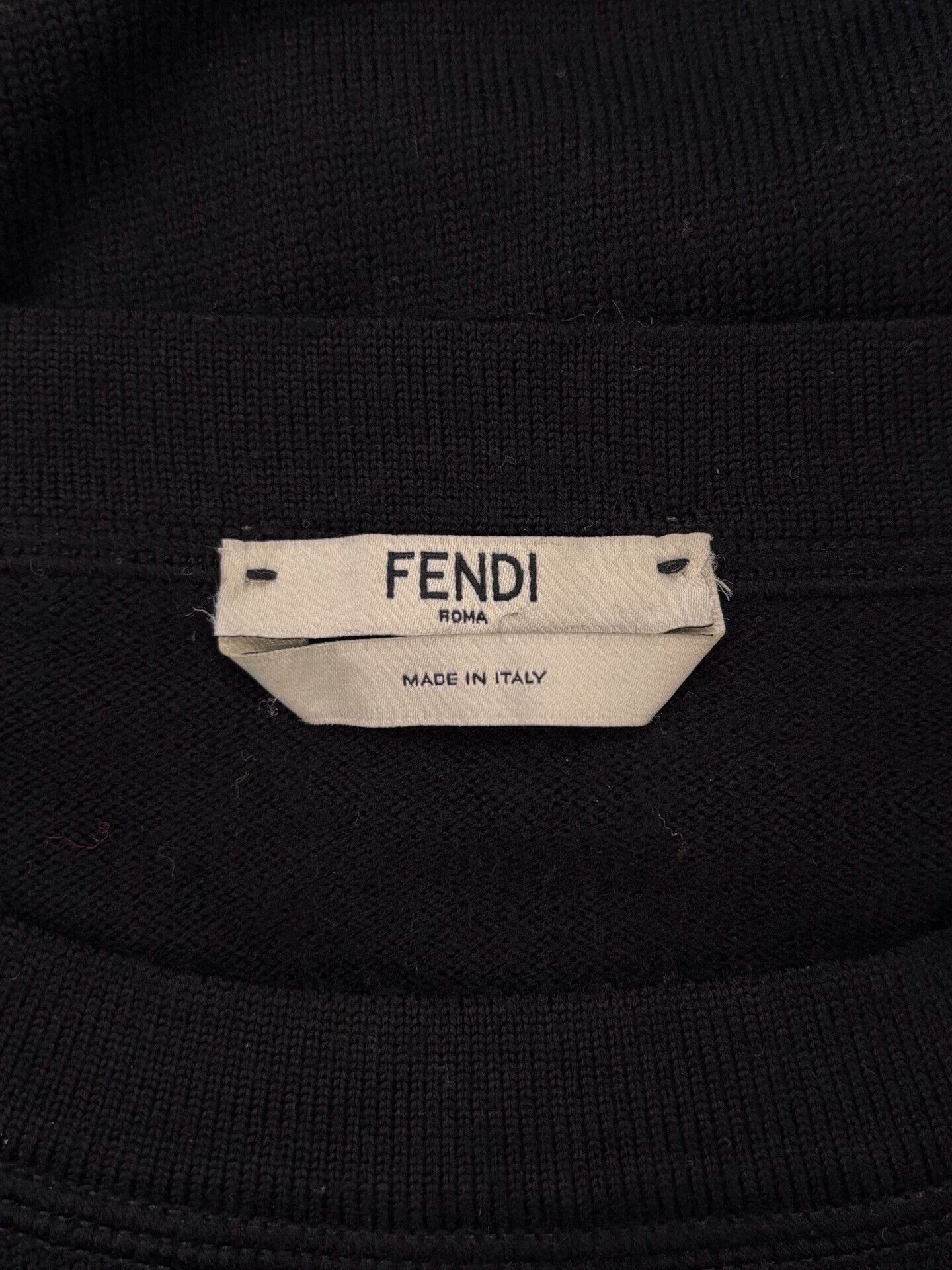 Fendi Fendi Monster Fur Ball Logo Wool Sweater Size S / US 4 / IT 40 - 5 Thumbnail