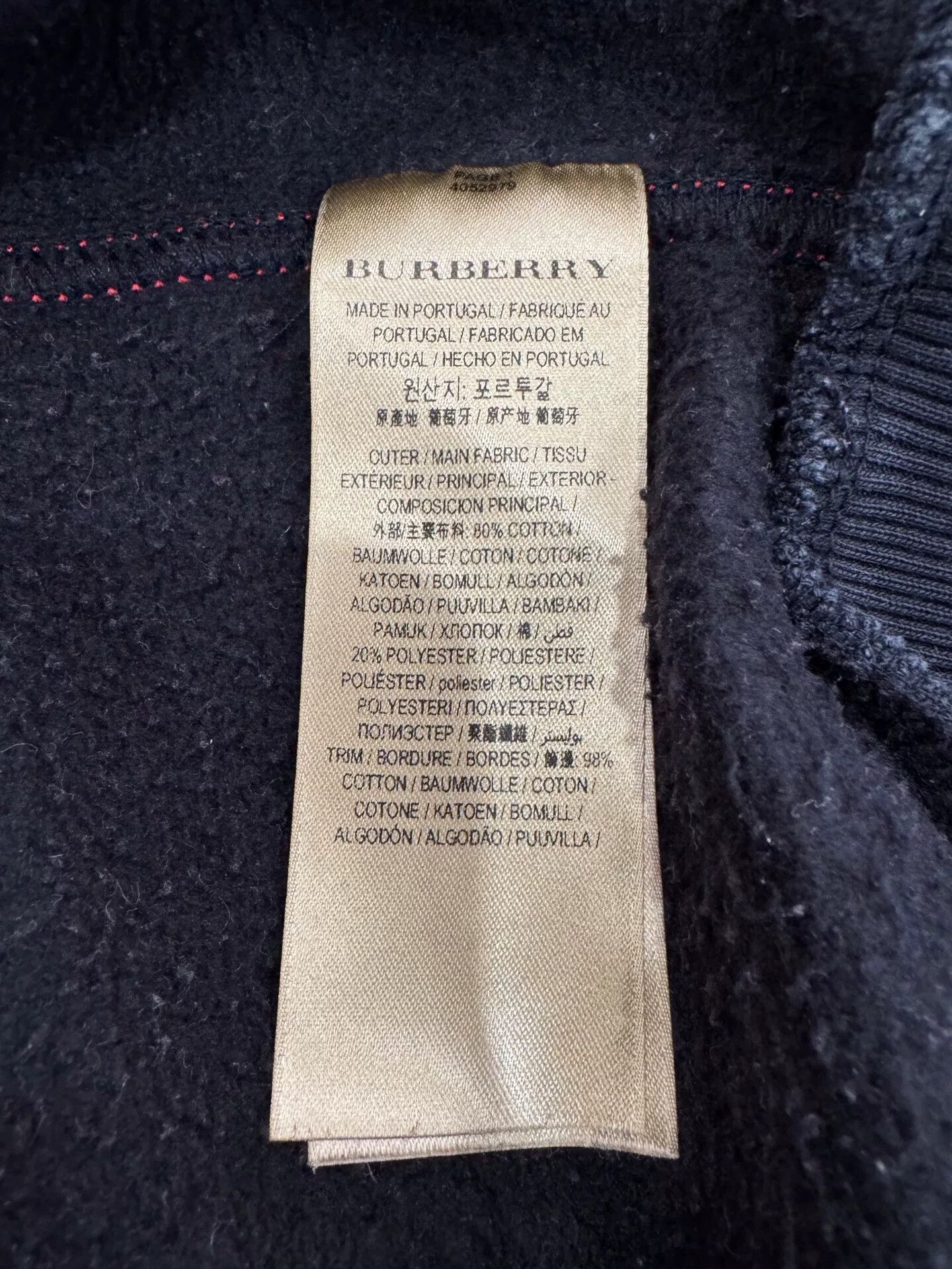 Burberry Burberry Women's Letter Embroidery Logo Sweatshirt Size S / US 4 / IT 40 - 6 Thumbnail