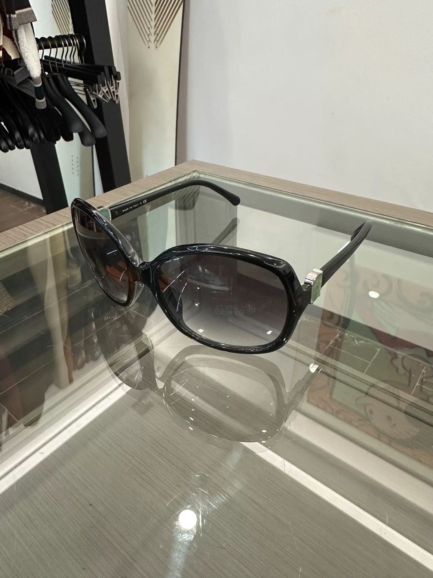 Chanel Chanel Side Double C Green Sunglasses Size ONE SIZE - 3 Thumbnail