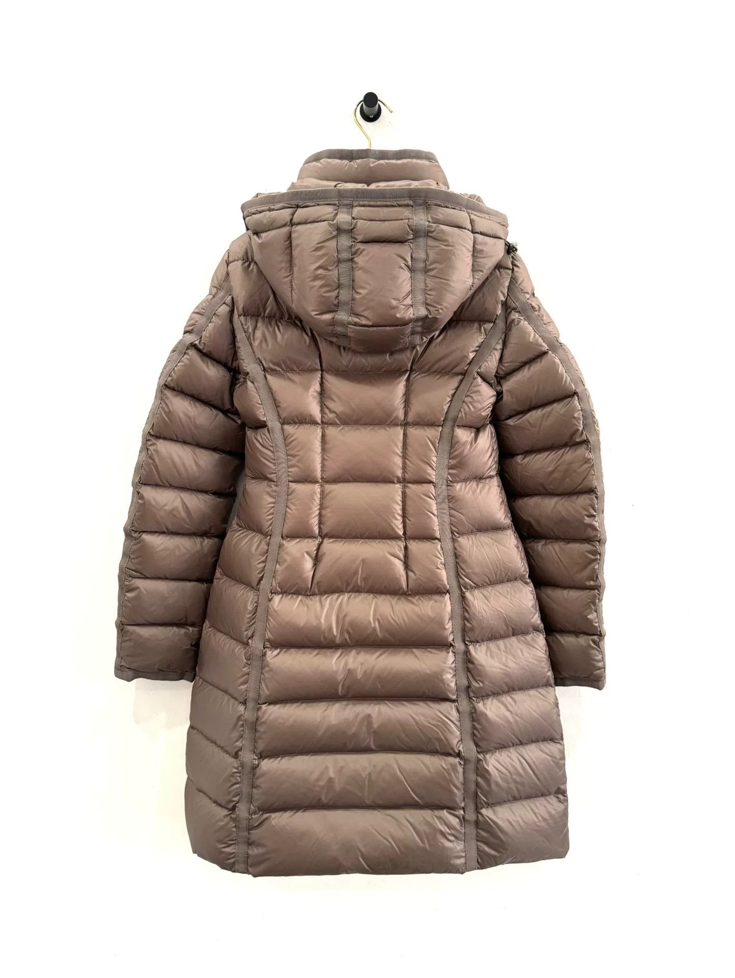 Moncler Moncler Hermine Gray Logo Women's Down Jacket Size XS / US 0-2 / IT 36-38 - 2 Thumbnail