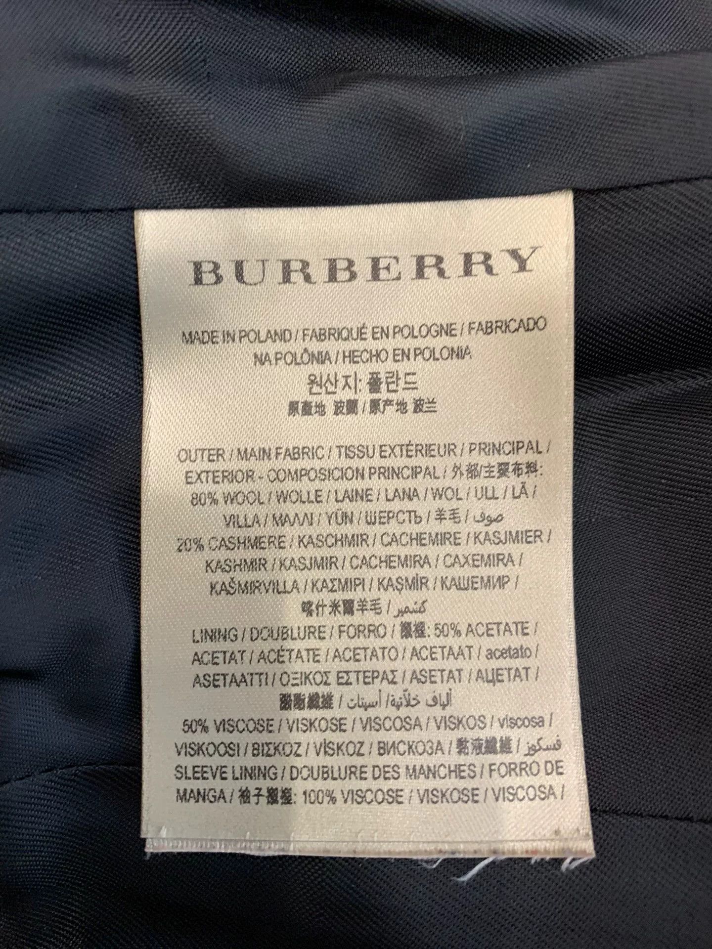 Burberry Burberry Red Women's Double-Breasted Short Wool Coat Size XS / US 0-2 / IT 36-38 - 6 Thumbnail