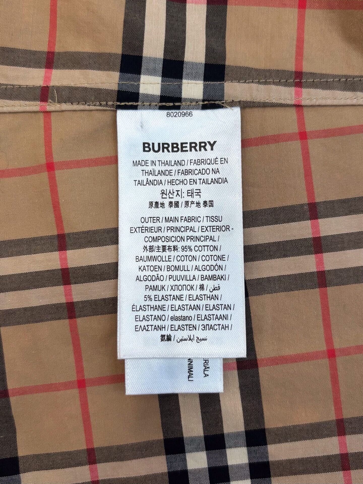 Burberry Burberry Brown Stripe Check Men's Shirt Jacket Size US S / EU 44-46 / 1 - 7 Thumbnail