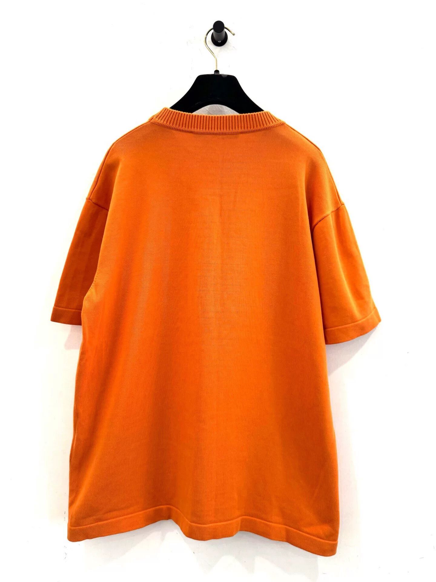 Louis Vuitton Louis Vuitton Orange Embroidered Logo Men's Tee Size US M / EU 48-50 / 2 - 3 Thumbnail
