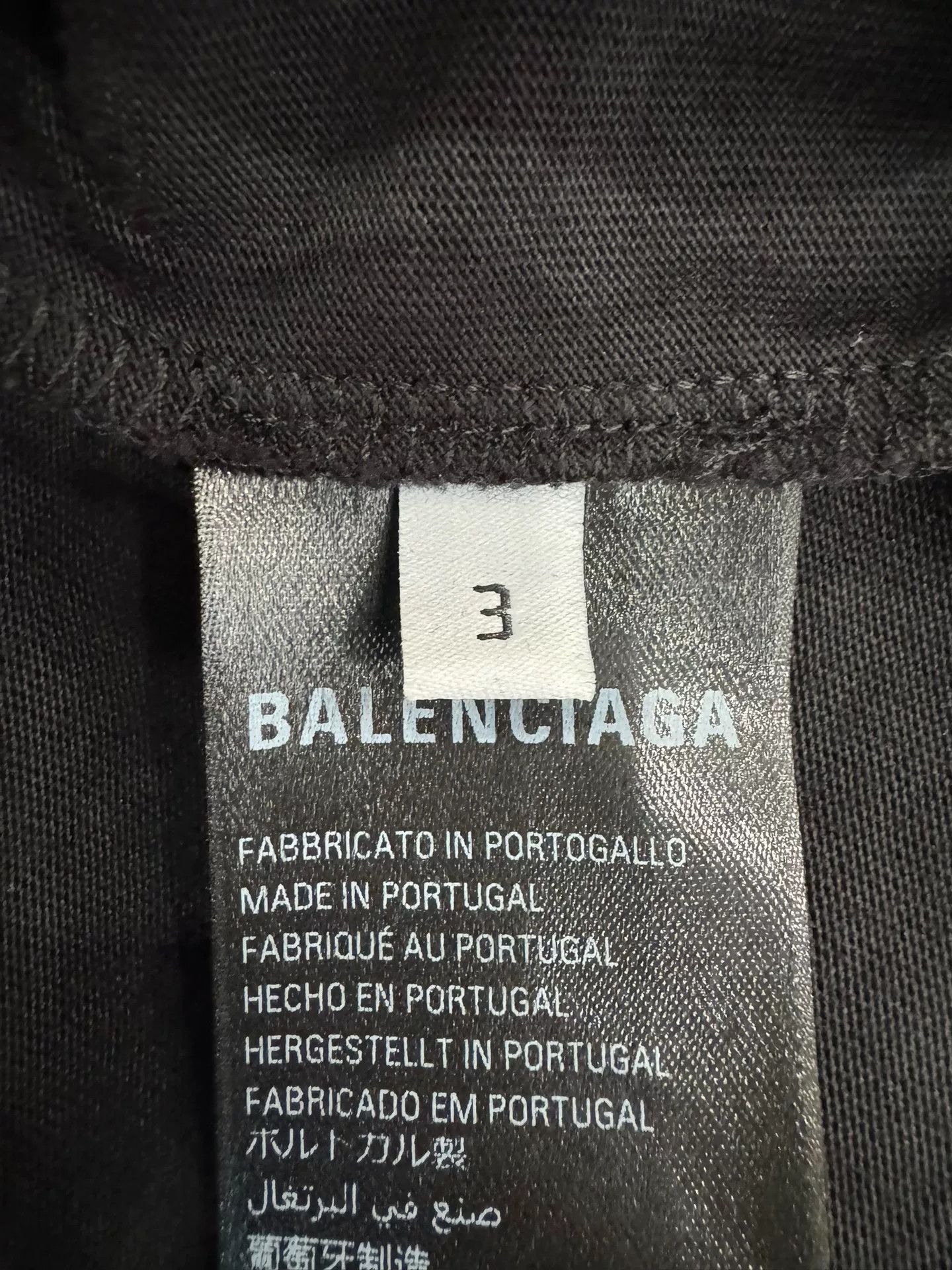 Balenciaga Balenciaga Rock Shield Logo Faded Black Tee Size US L / EU 52-54 / 3 - 6 Thumbnail