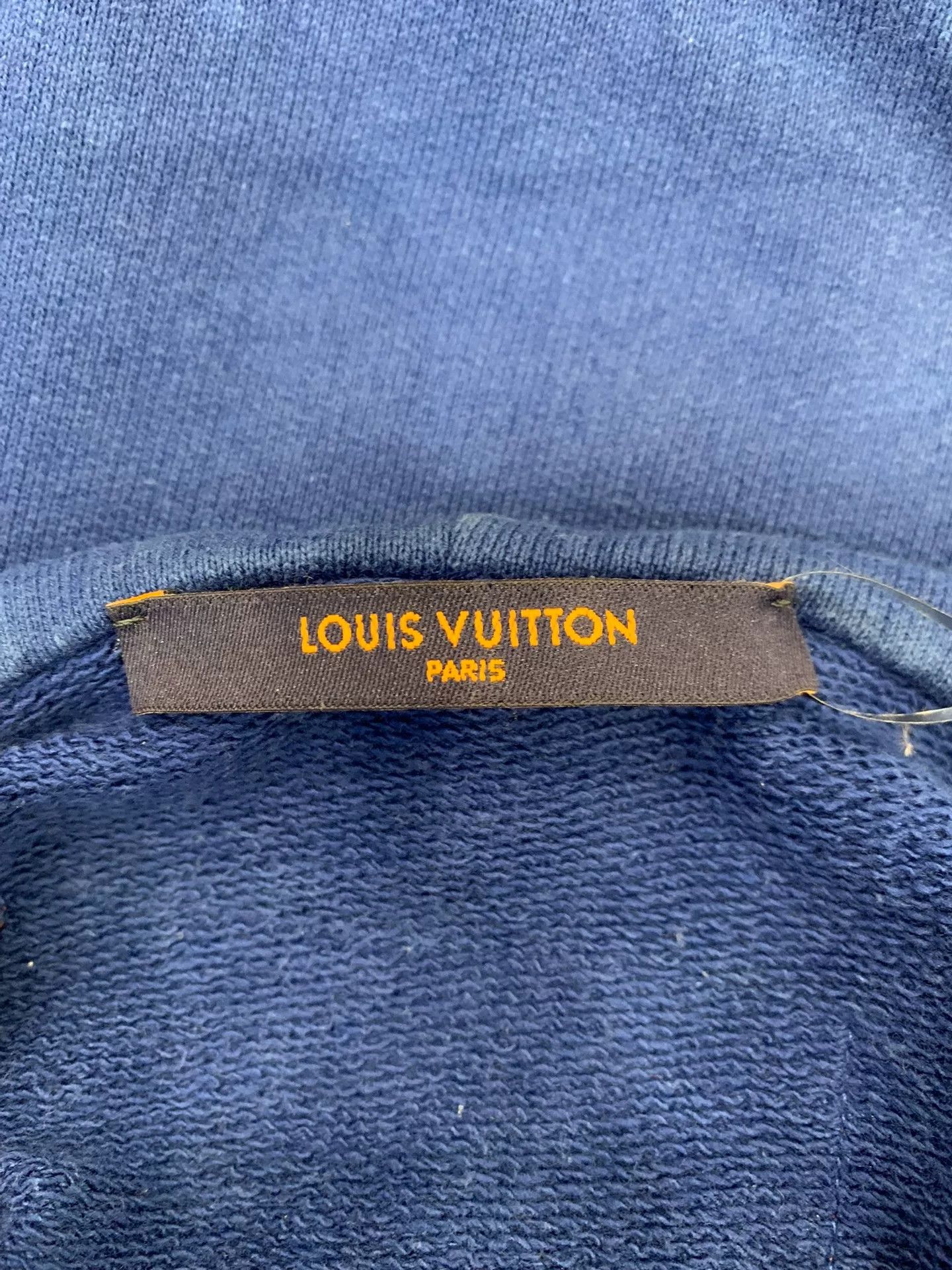Louis Vuitton Louis Vuitton Blue Logo Embroidered Tie-Dye Hoodie Size US M / EU 48-50 / 2 - 5 Thumbnail
