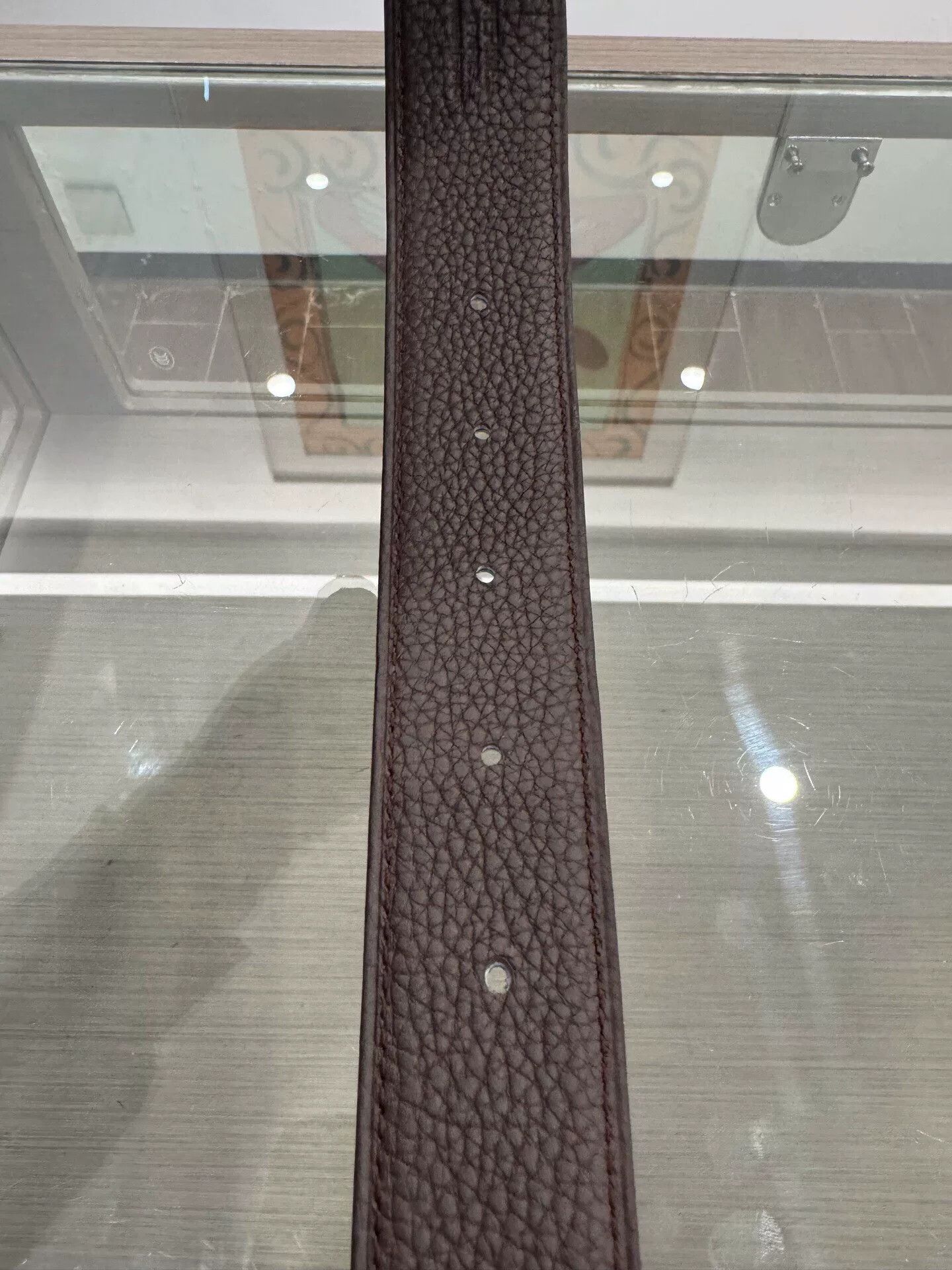 Hermes Hermes Men's H Logo 3.2cm Belt Size ONE SIZE - 7 Thumbnail