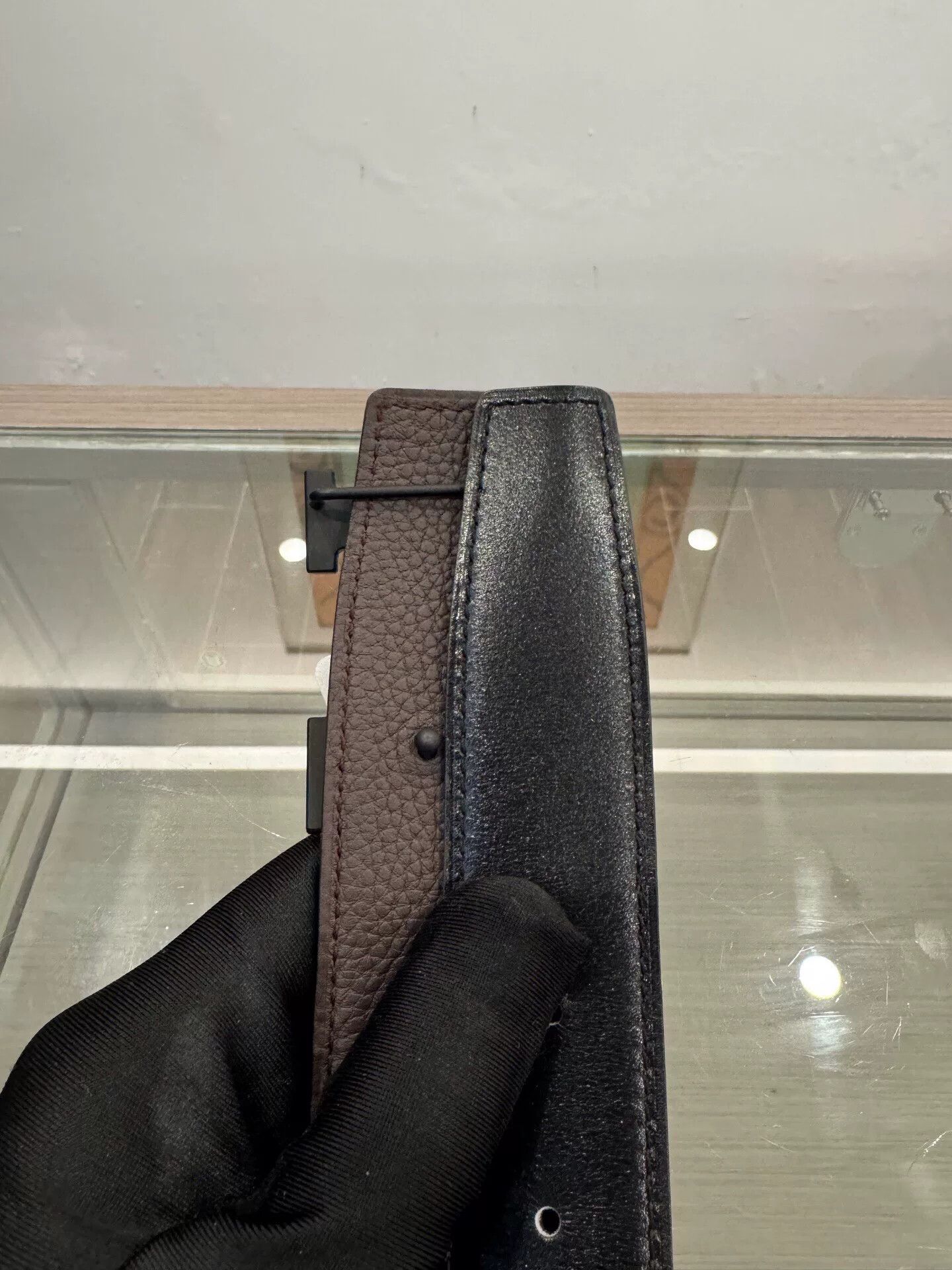 Hermes Hermes Men's H Logo 3.2cm Belt Size ONE SIZE - 5 Thumbnail