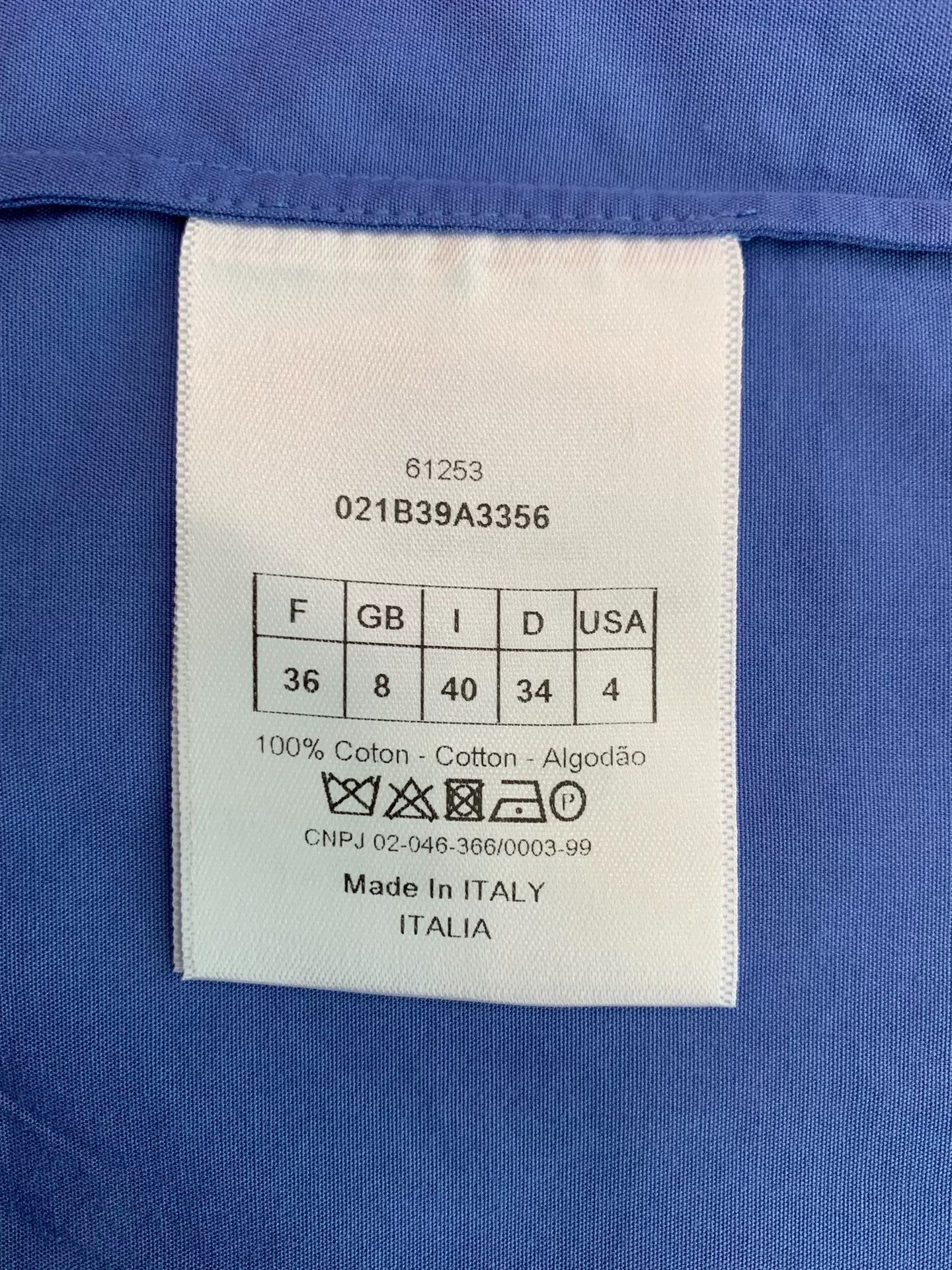Dior Dior Black Bee Sleeveless Blue Shirt Size XS / US 0-2 / IT 36-38 - 5 Thumbnail