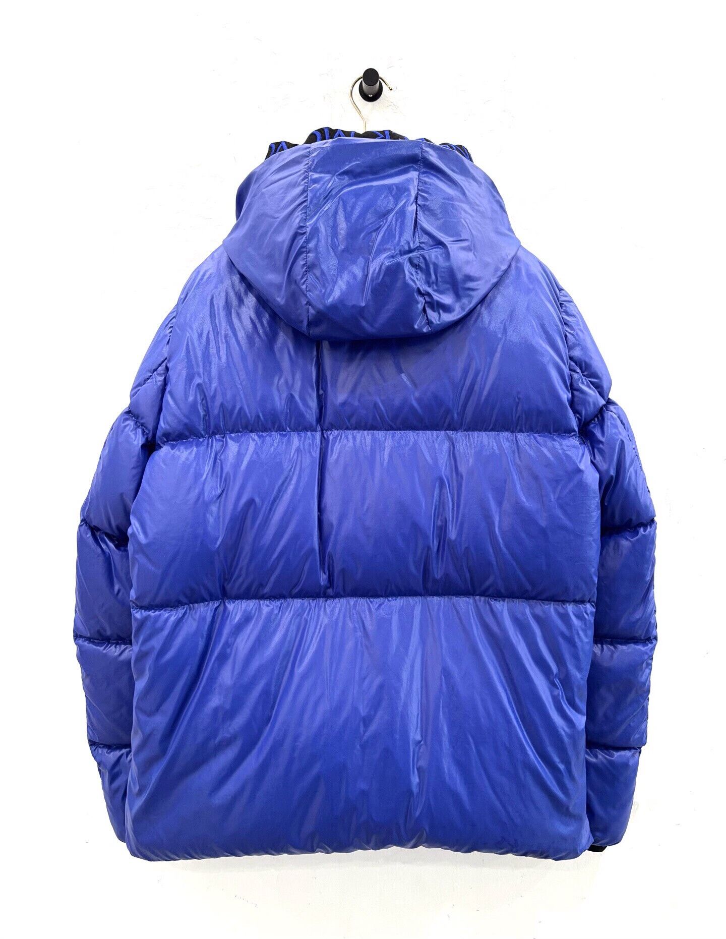 Moncler Moncler Men's Blue Embroidered Logo Down Jacket Size US XXL / EU 58 / 5 - 2 Thumbnail