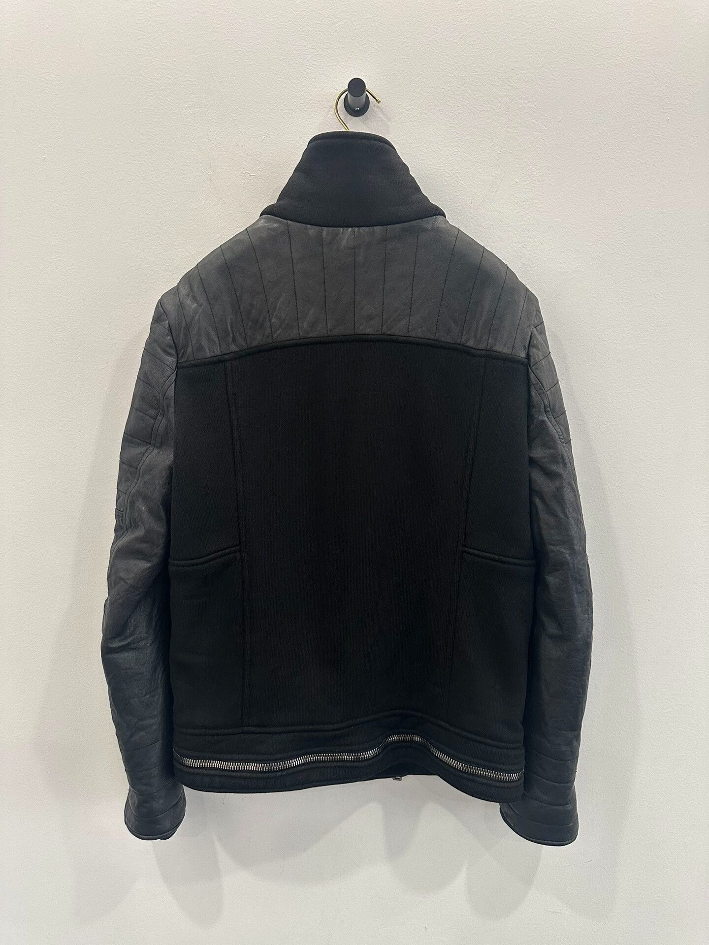 Balmain Balmain Black Zipper Biker Leather Jacket Size US M / EU 48-50 / 2 - 3 Thumbnail